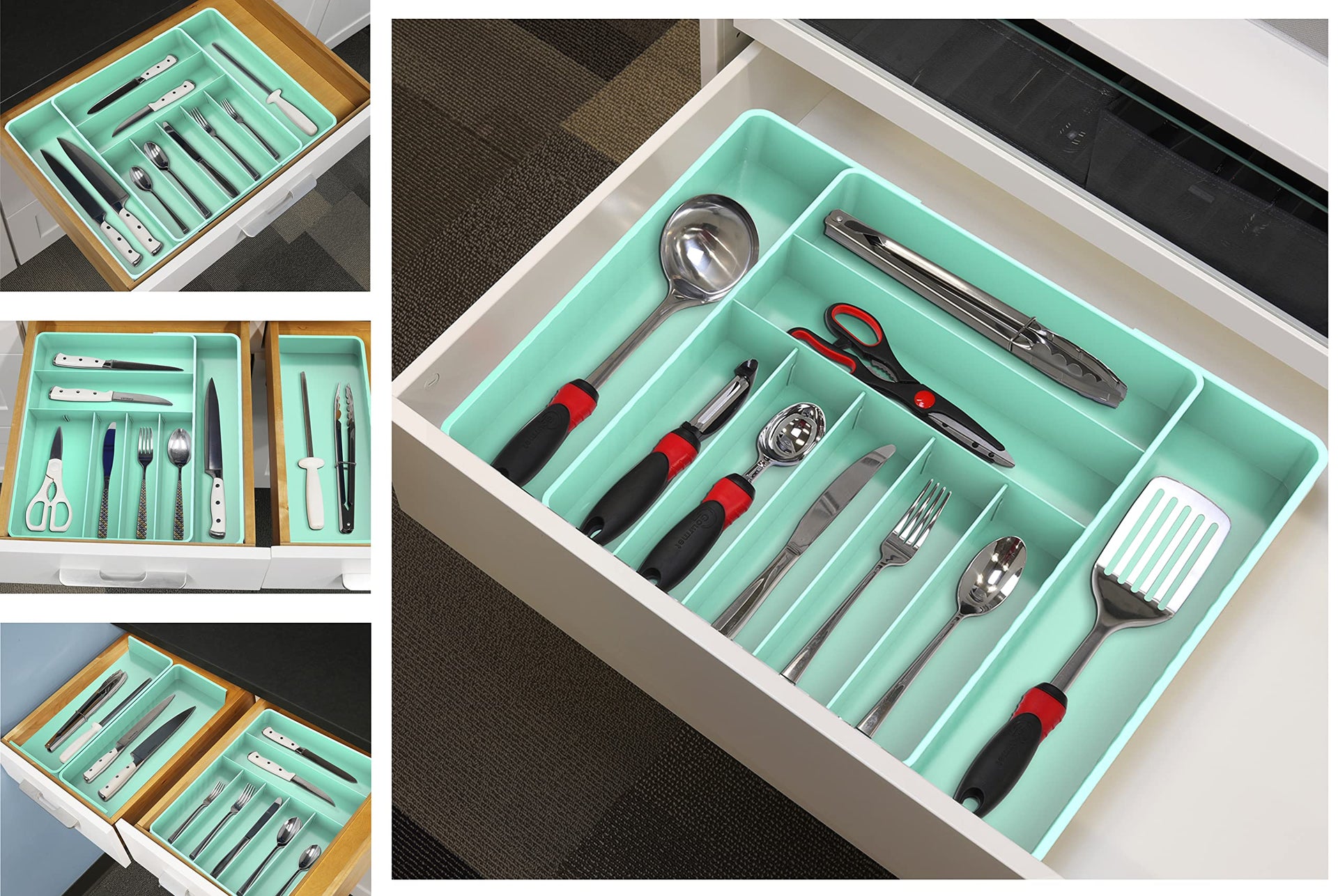 Expandable Kitchen Drawer Flatware Organizer