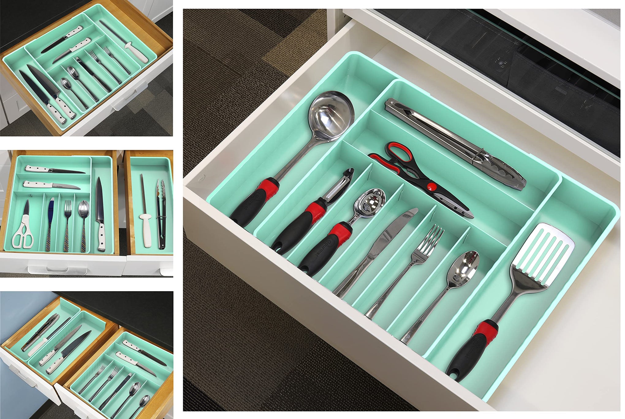 Expandable Kitchen Drawer Flatware Organizer