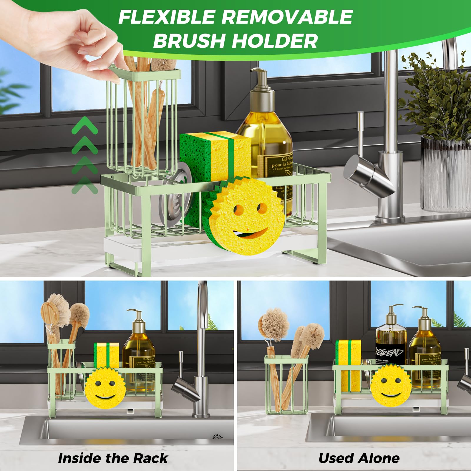 Sponge Holder for Kitchen Sink