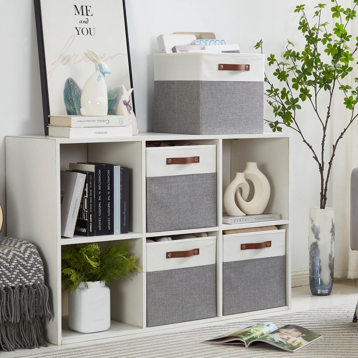13x15x13 Storage Cube Bins (4 Count)