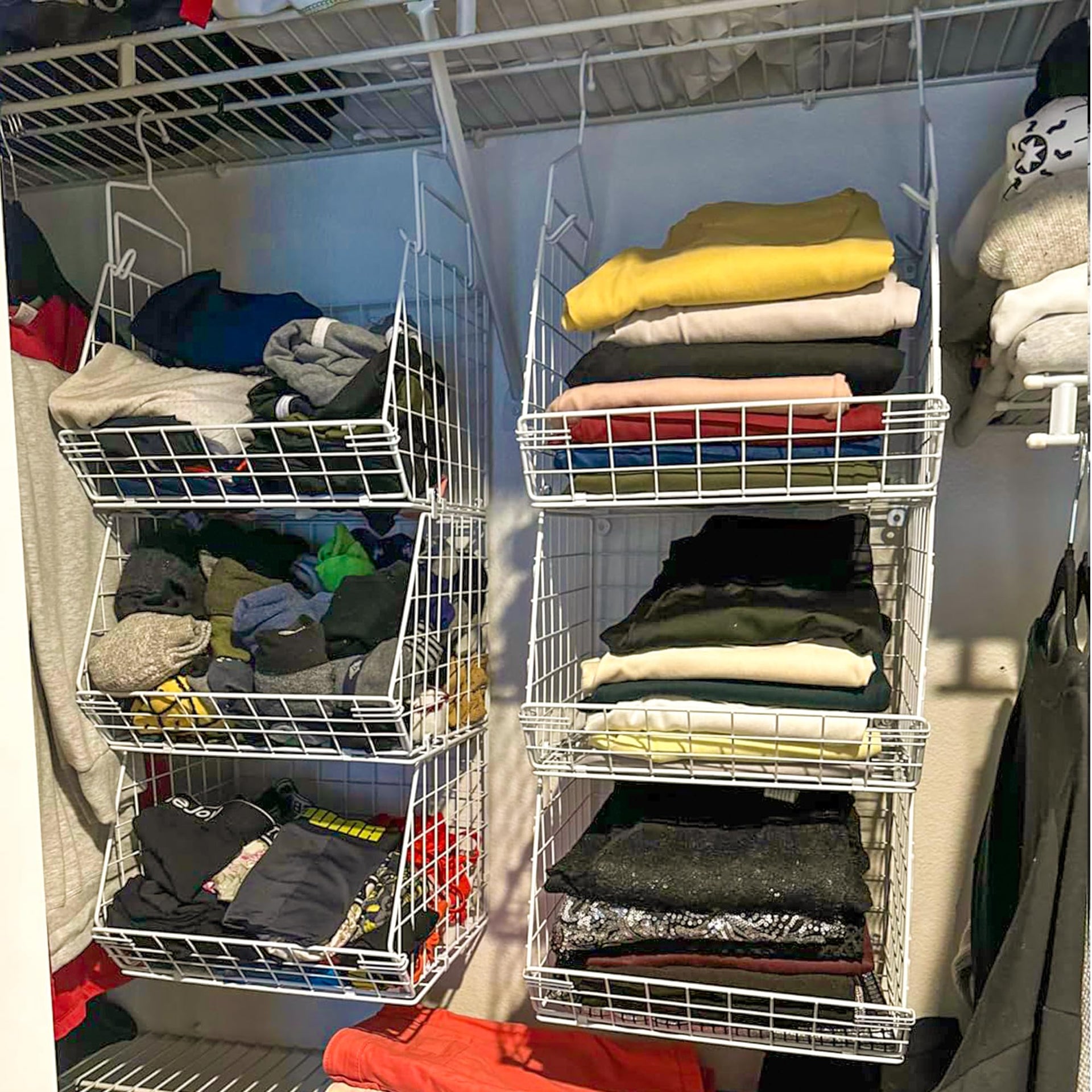 3 Tier Foldable Closet Organizer