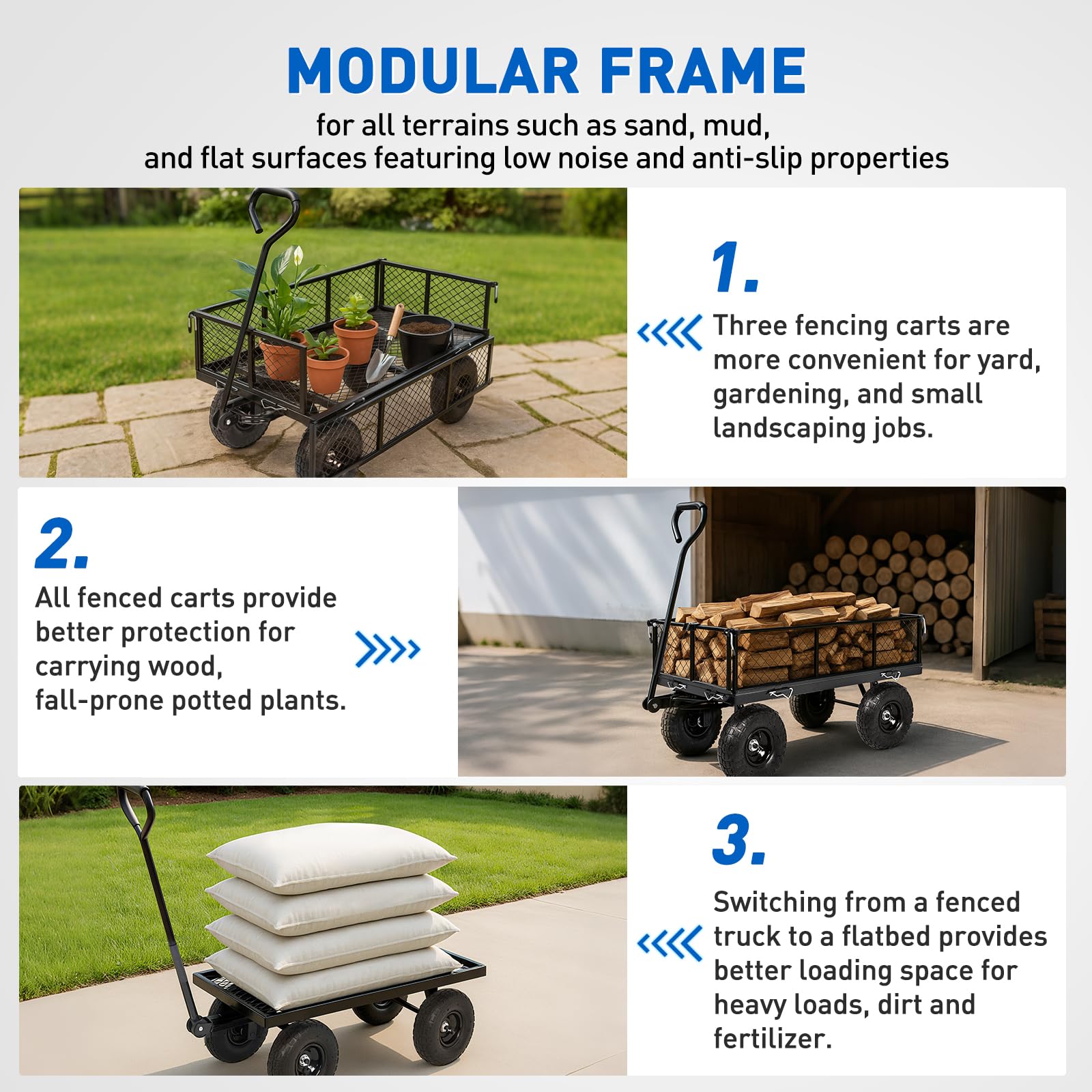 Steel Garden Carts
