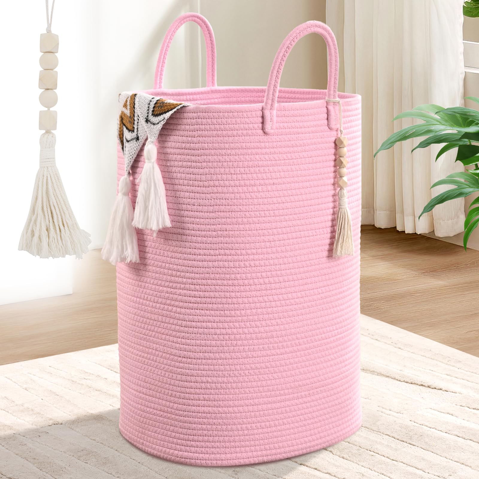 Woven Laundry Basket for Clothes
