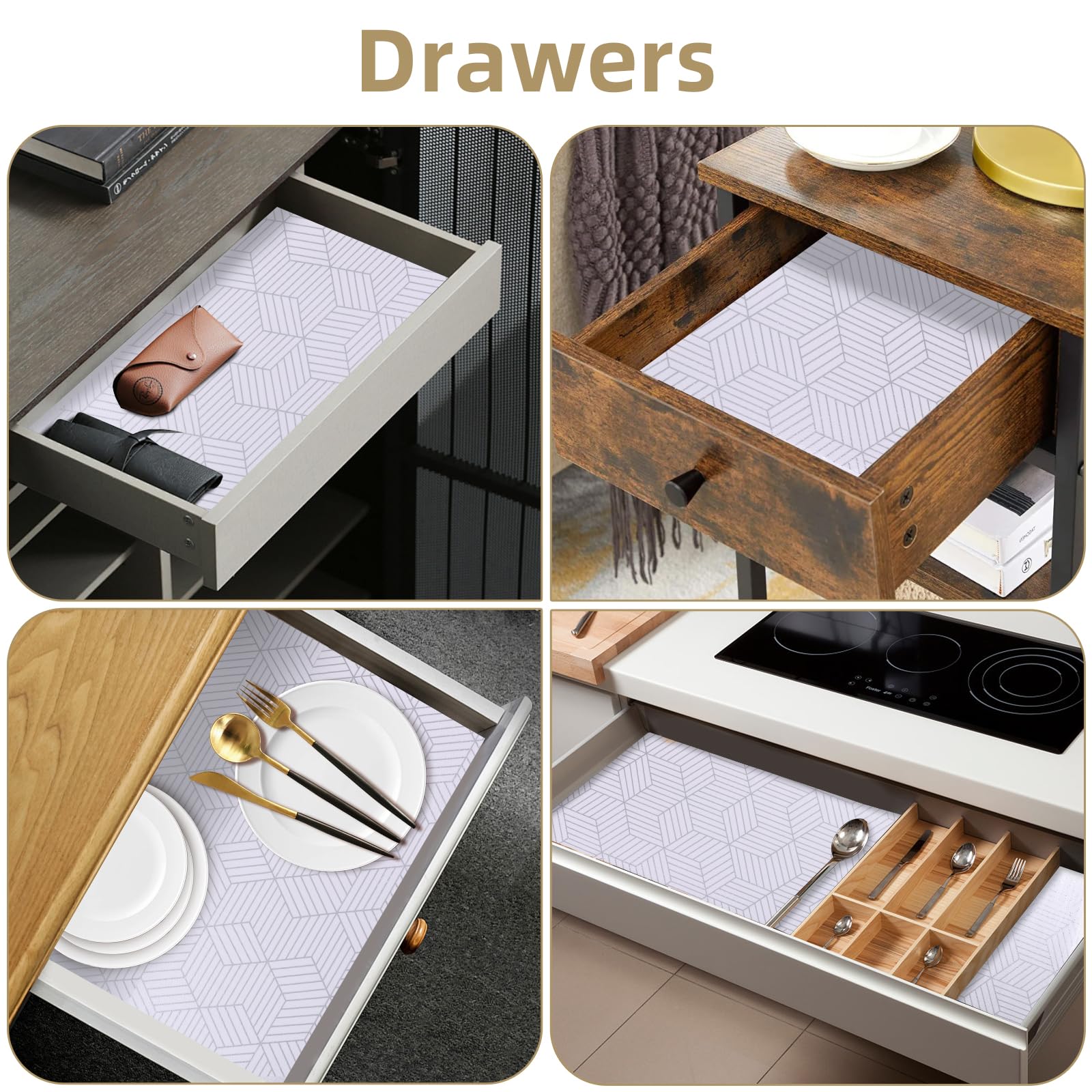 Shelf Liners for Kitchen Cabinets Non Adhesive Shelf Liner Paper Non
