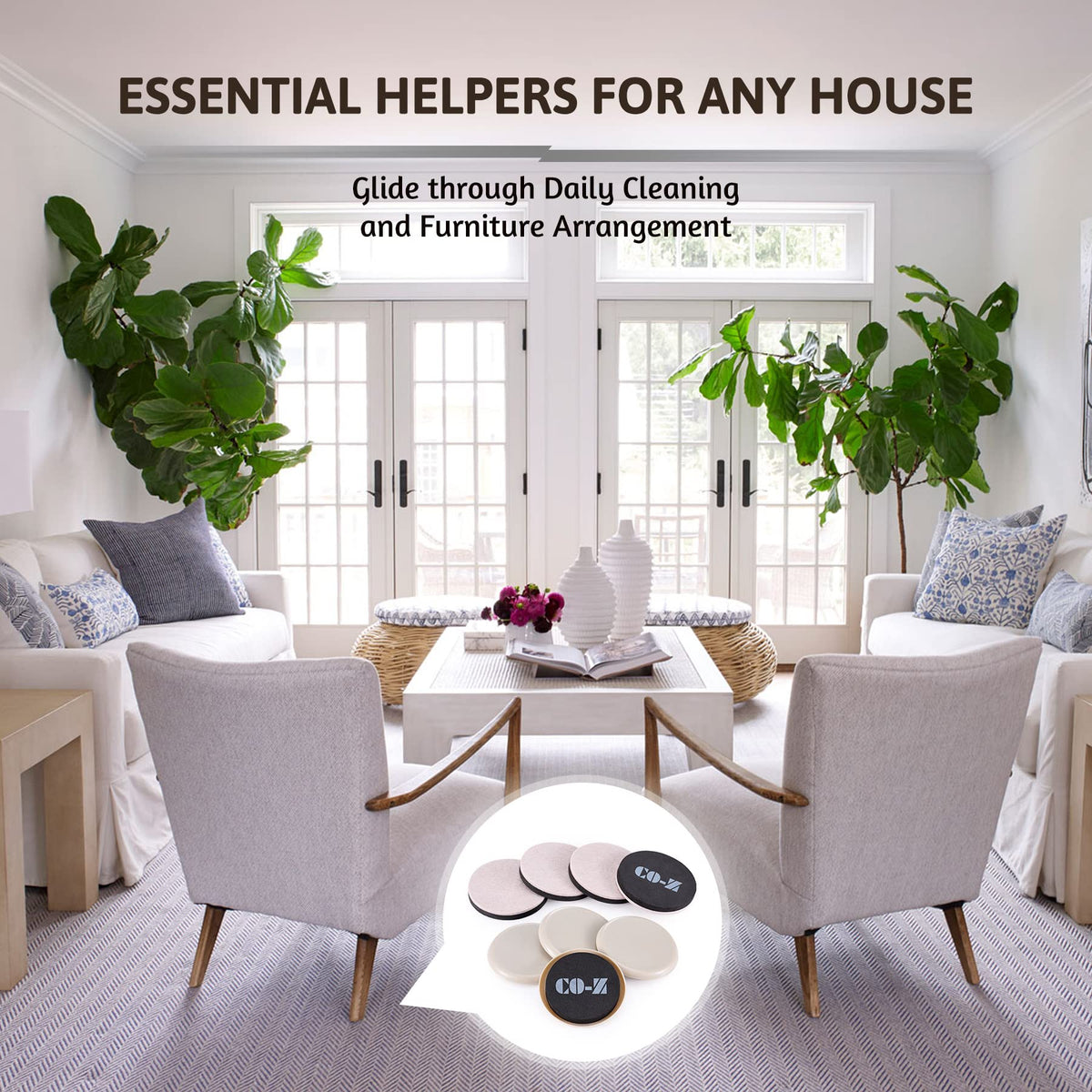 Felt Furniture Sliders (8 Count)