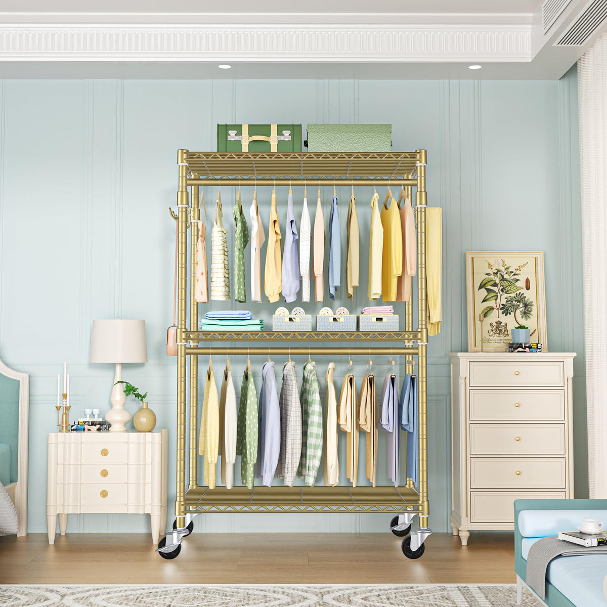 P1 Rolling Clothes Rack