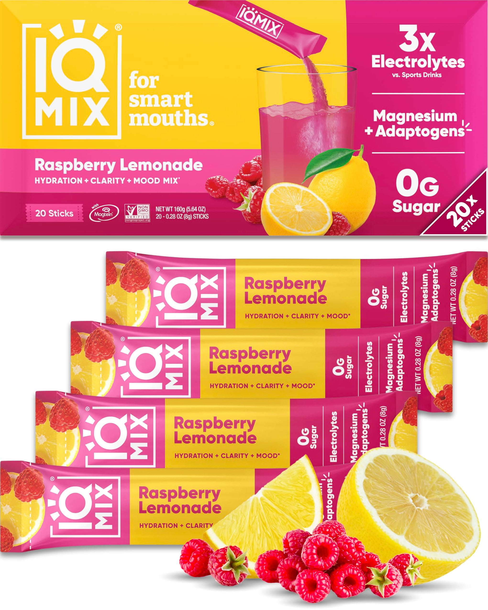 IQMIX Hydration Electrolytes Powder Packets (20 Count)