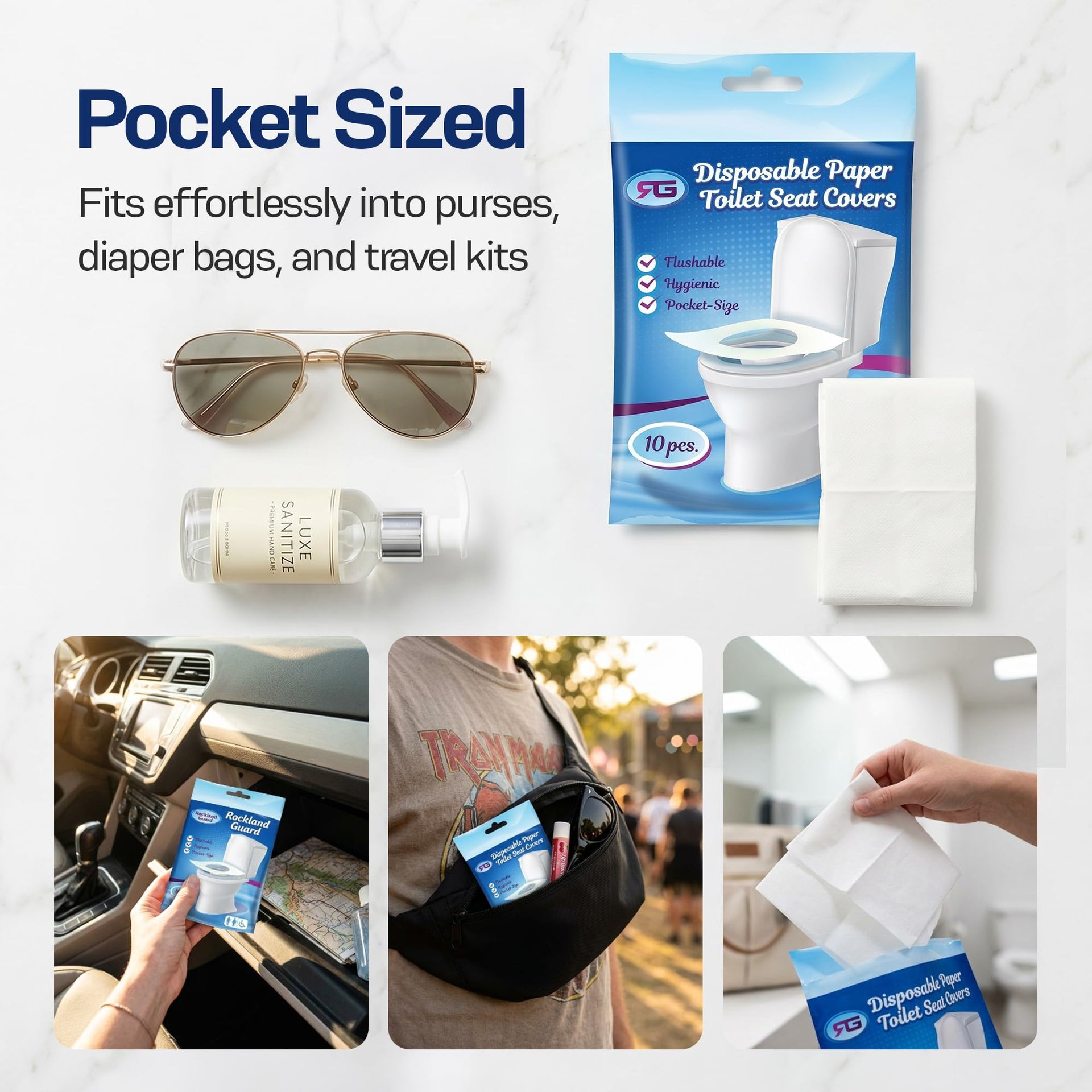 Disposable Toilet Seat Covers (200 Count)