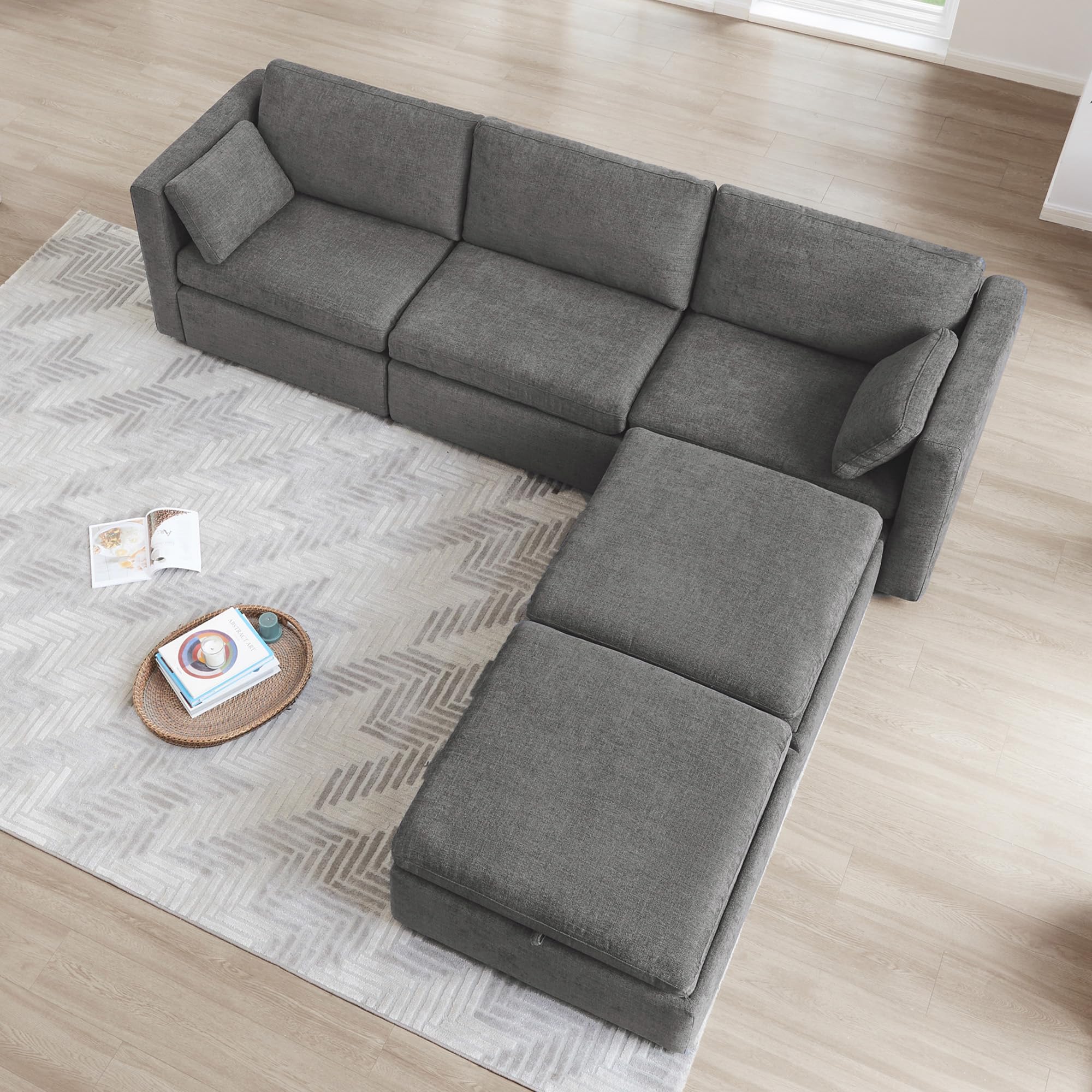 112" Modular Sectional Sofa (7 Count)