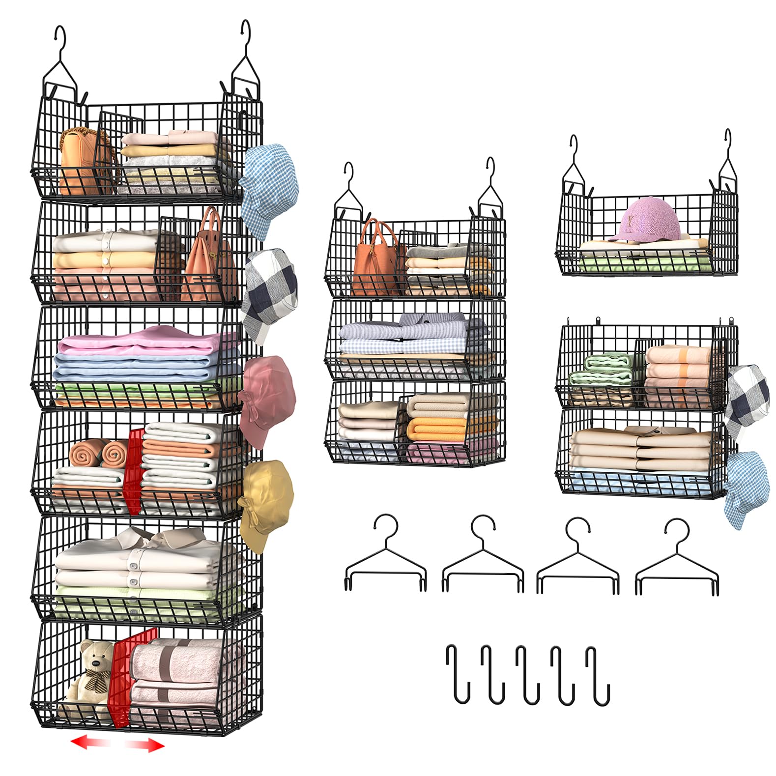 6 Tier Extra Large Hanging Storage Organizer