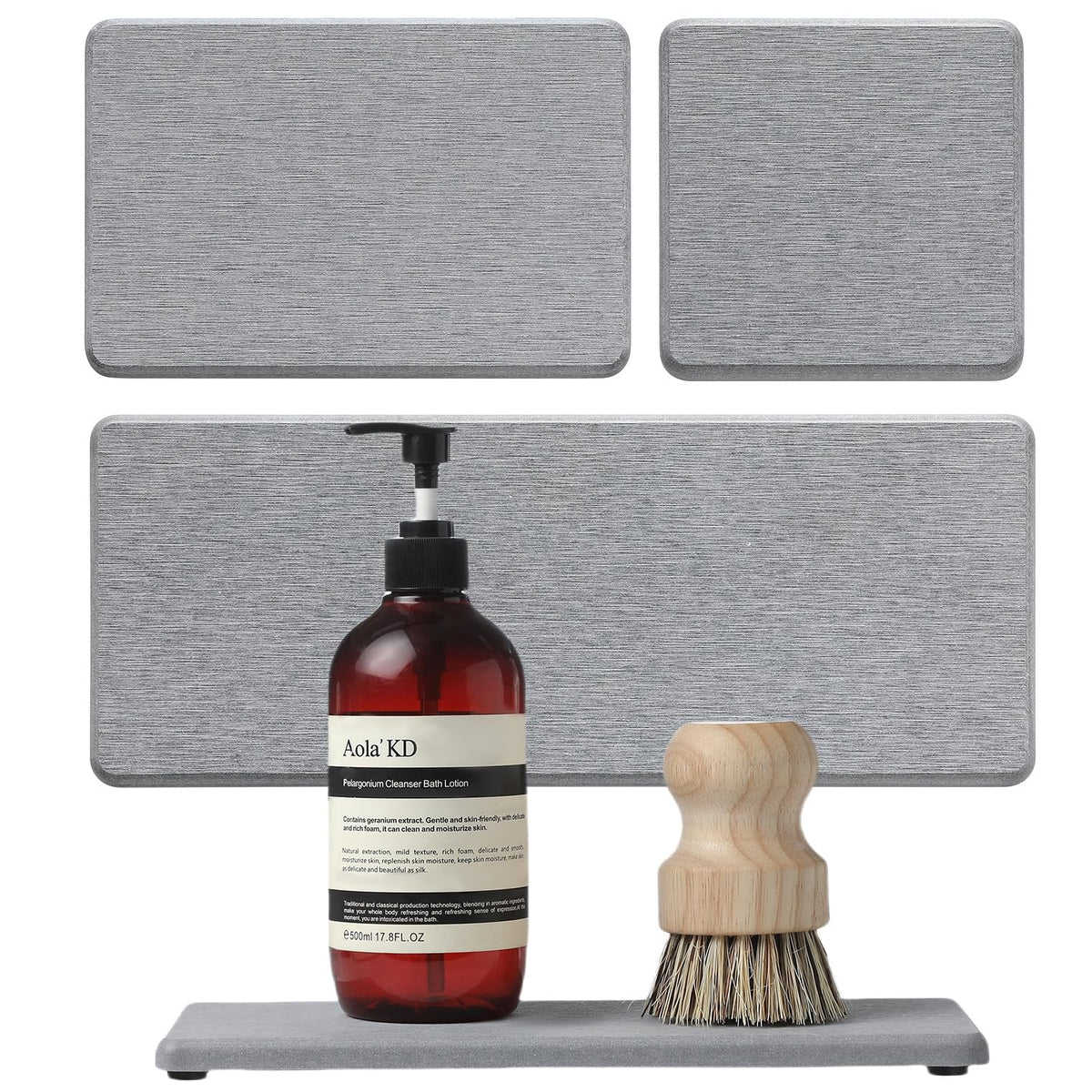 3PCS Bathroom Sink Vanity Trays (3 Count)