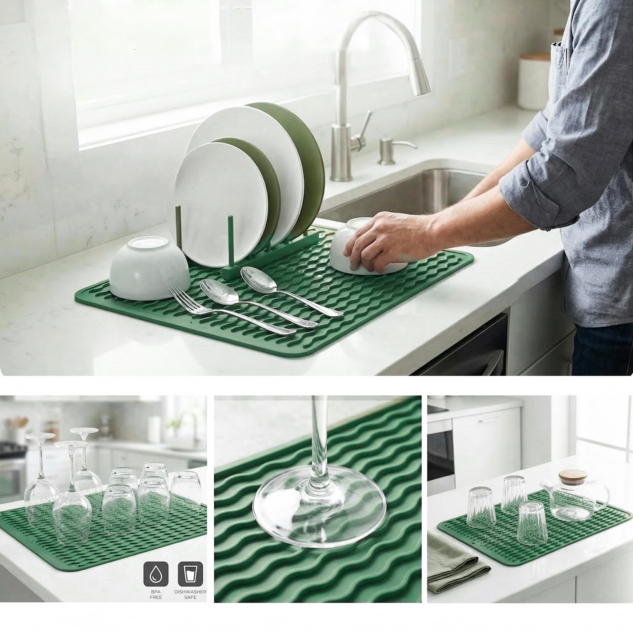 Silicone Dish Drying Mat