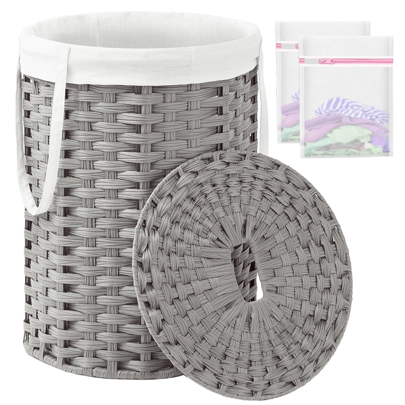 Laundry Hamper with Lid Laundry Basket with Lid 19.0 Gal