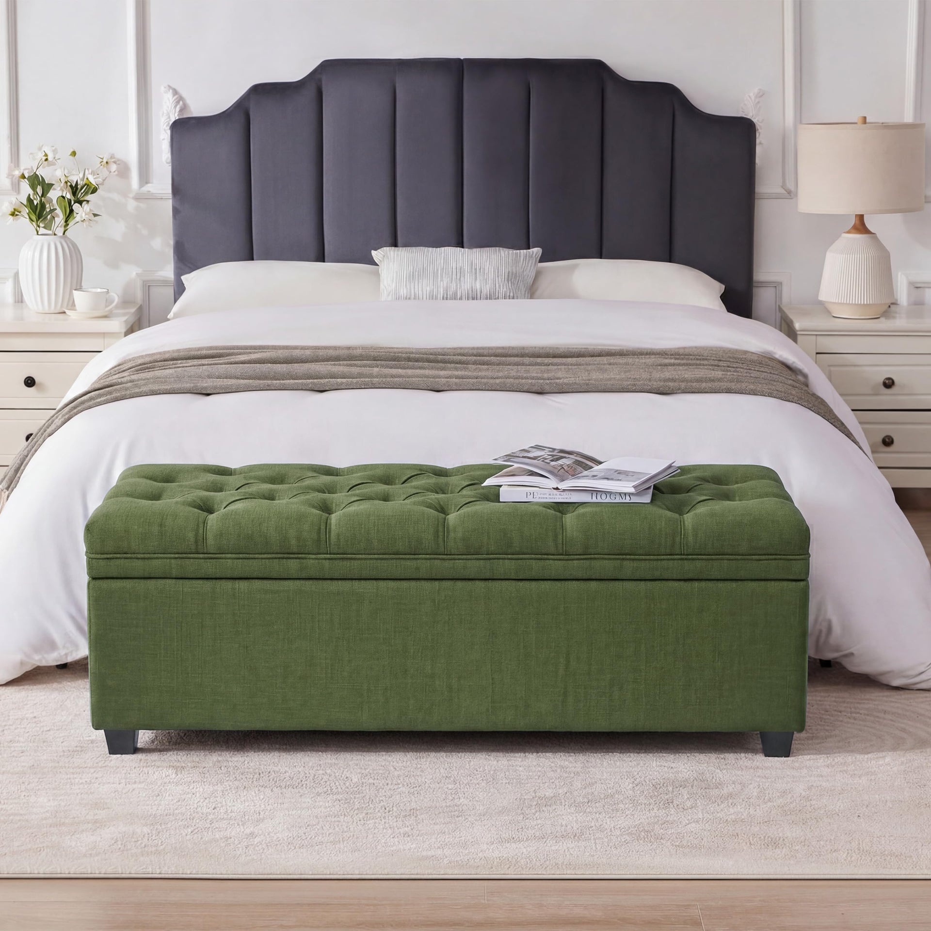 50 Inch Large Storage Ottoman