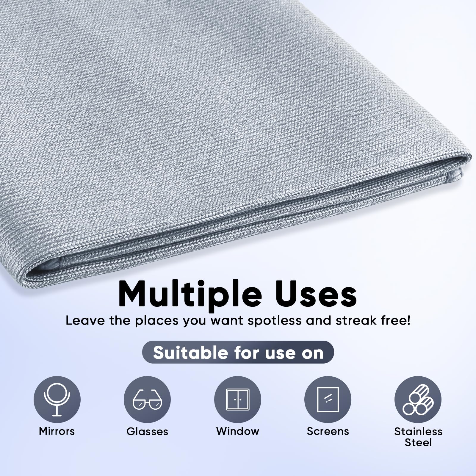 Glass Cleaning Cloths 12PK (12 Count)