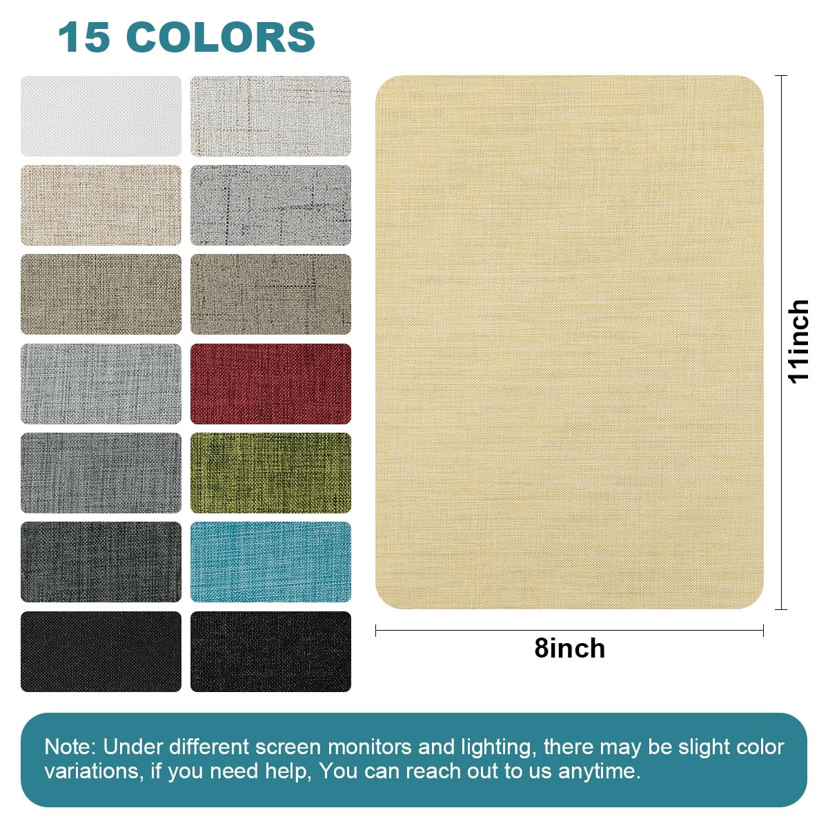 2Pcs Linen Repair Patches (2 Count)