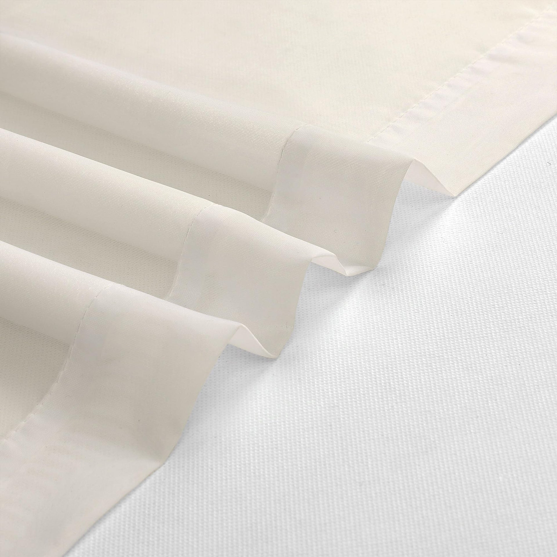 Cream Sheer Valance for Windows (2 Count)