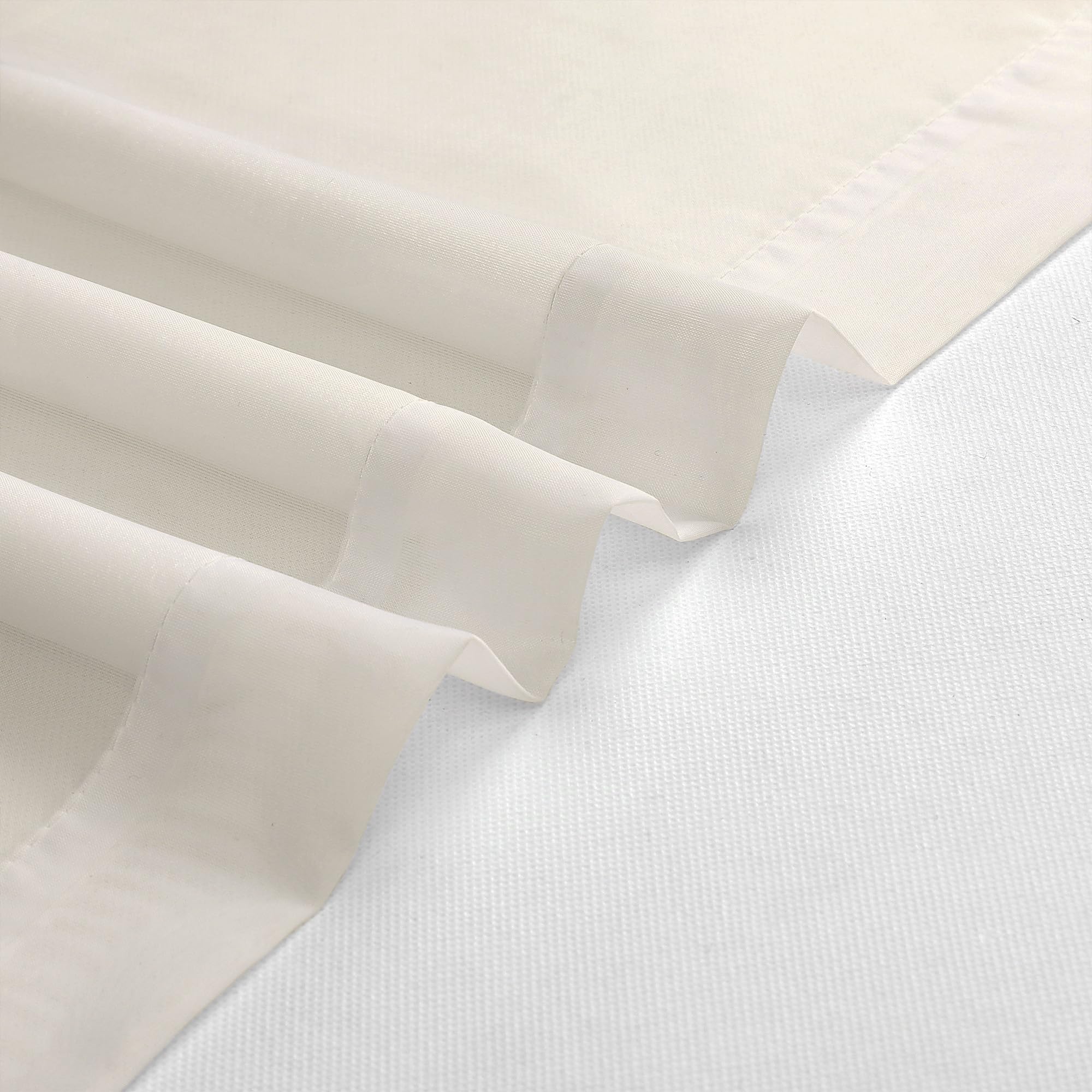 Cream Sheer Valance for Windows (2 Count)
