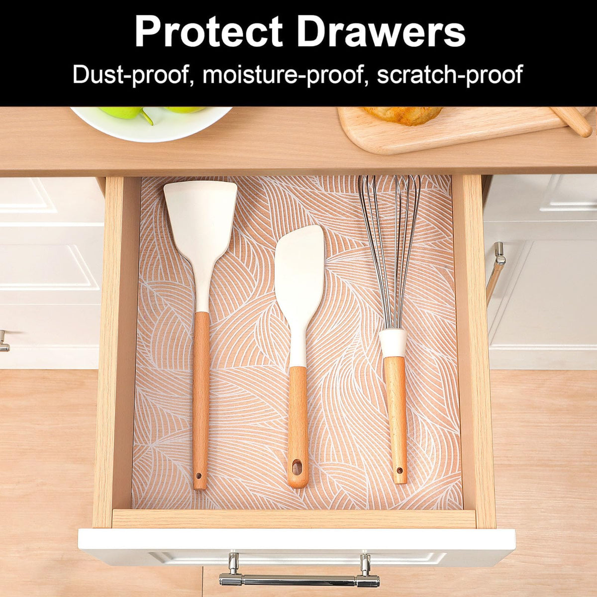 Shelf Liners for Kitchen Cabinets