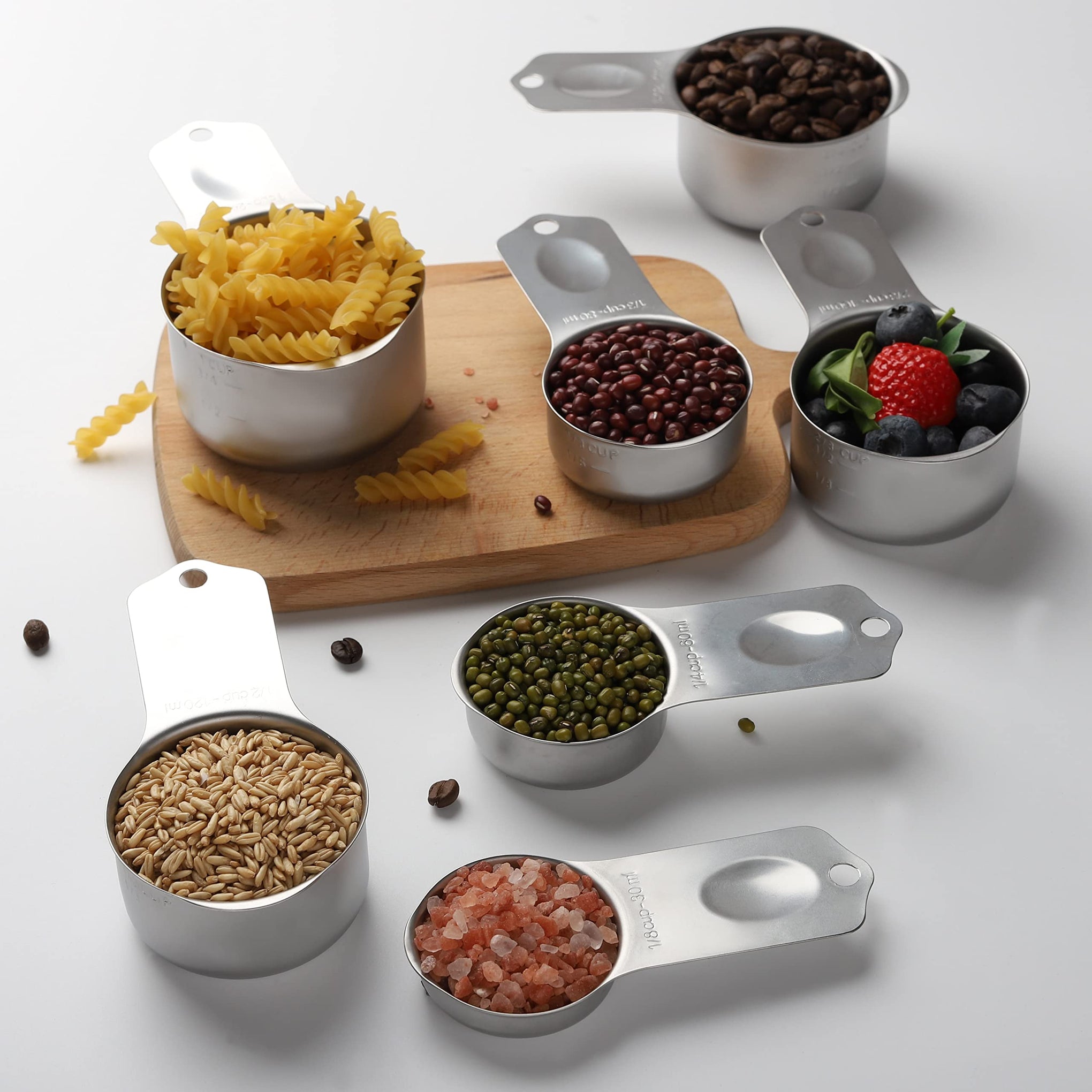 Measuring Cups Set of 7 Stainless Steel Measuring Cups