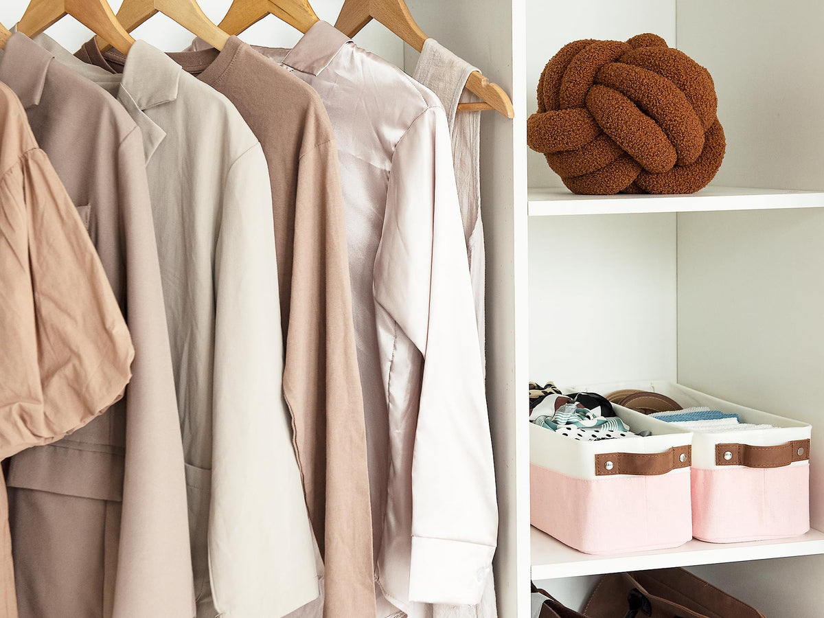Narrow Fabric Storage Bins (2 Count)