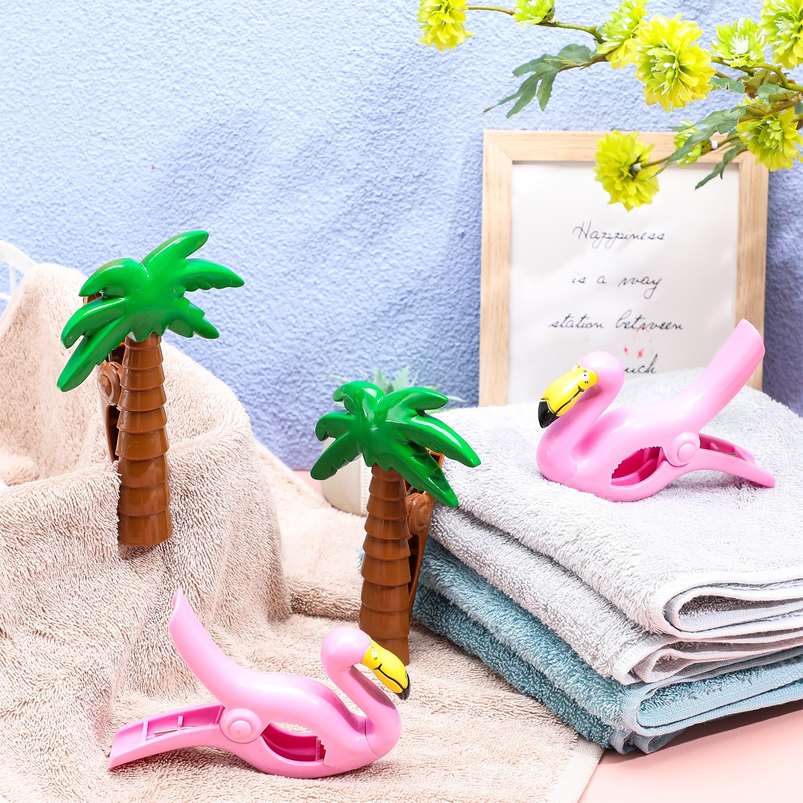 4 Pcs Beach Towel Clips (4 Count)