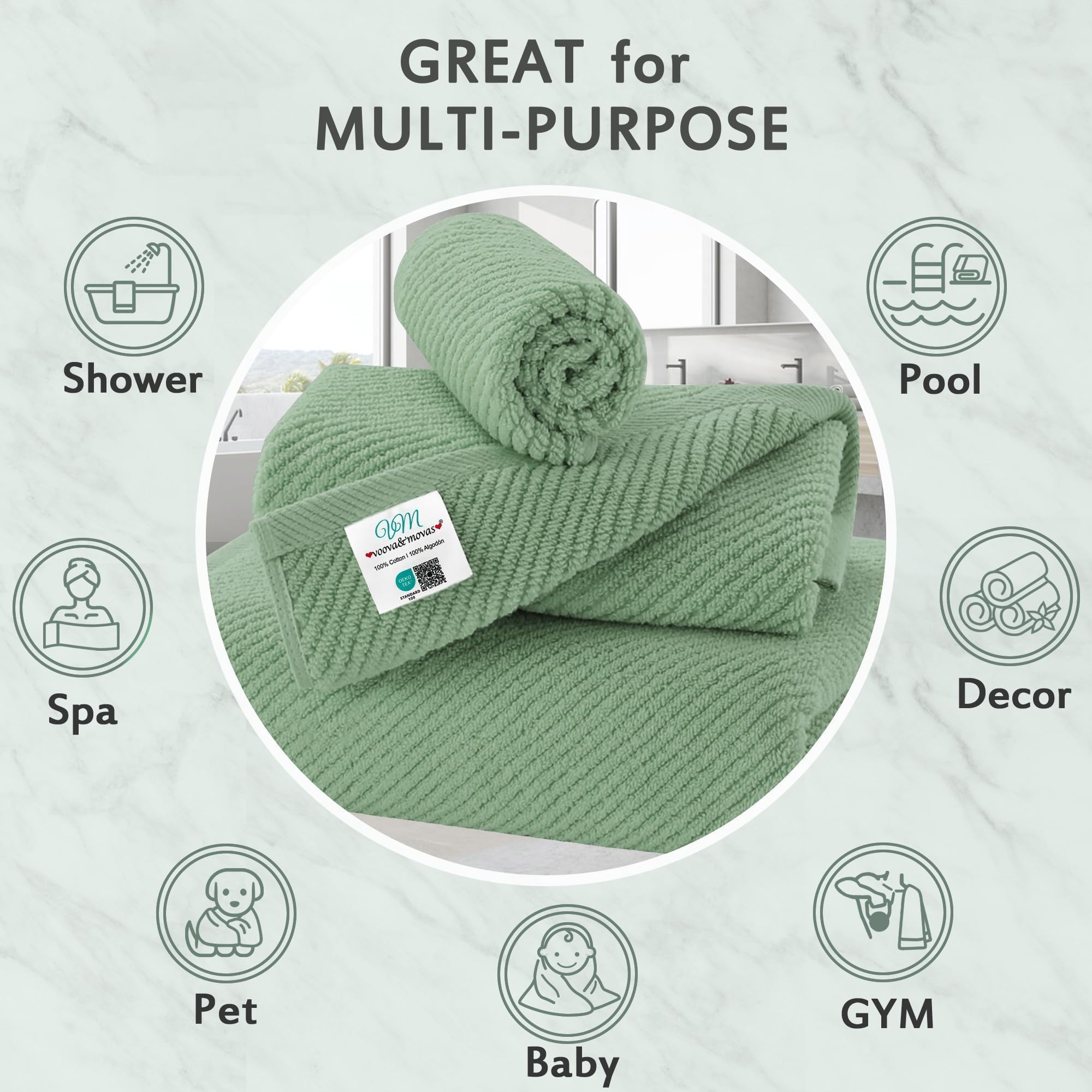 3PC Towel Set (3 Count)