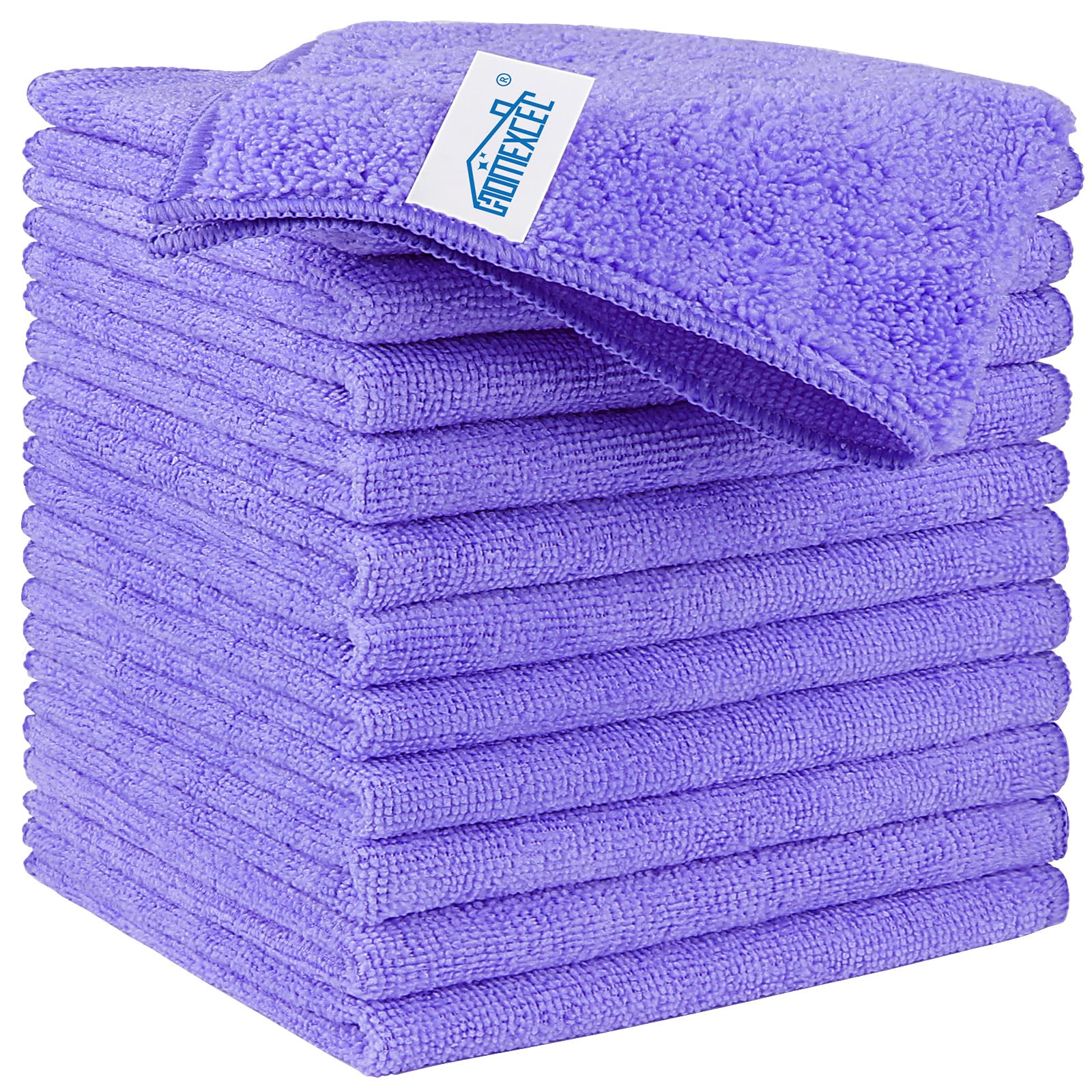 Purple Microfiber Cleaning Cloth (12 Count)