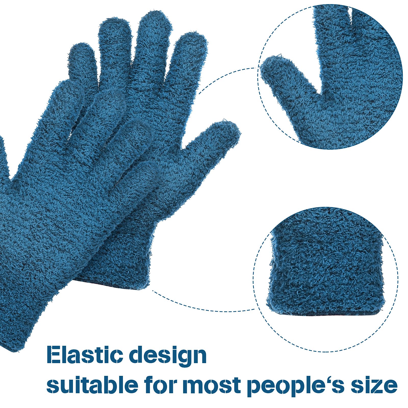 2 Pairs Microfiber Gloves for Plants (2 Count)
