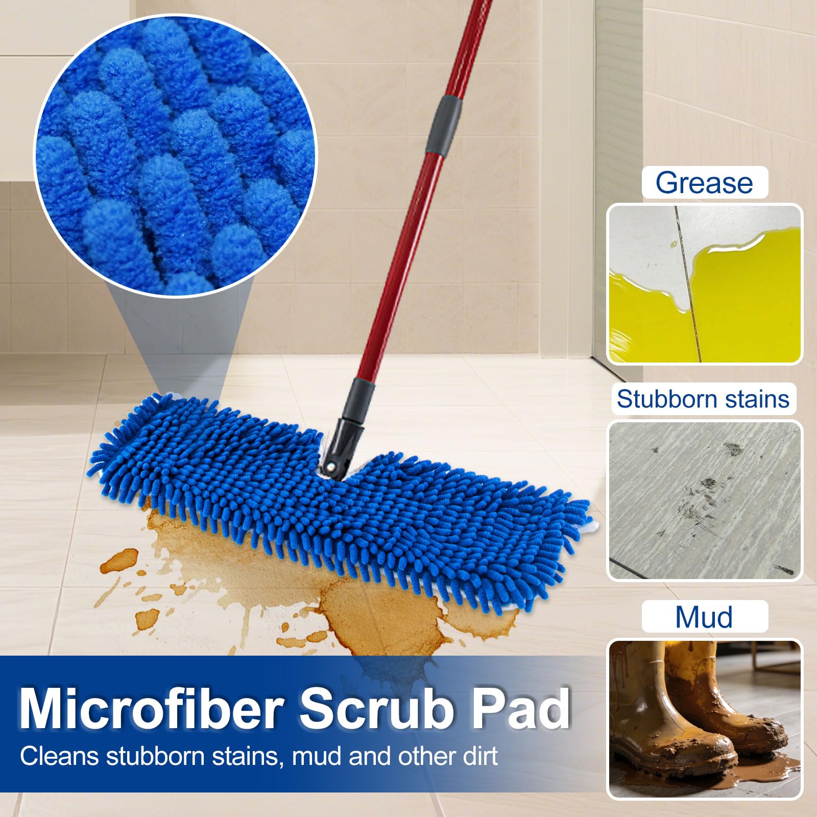 Mop Heads Replacements for Ocedar 3 (3 Count)