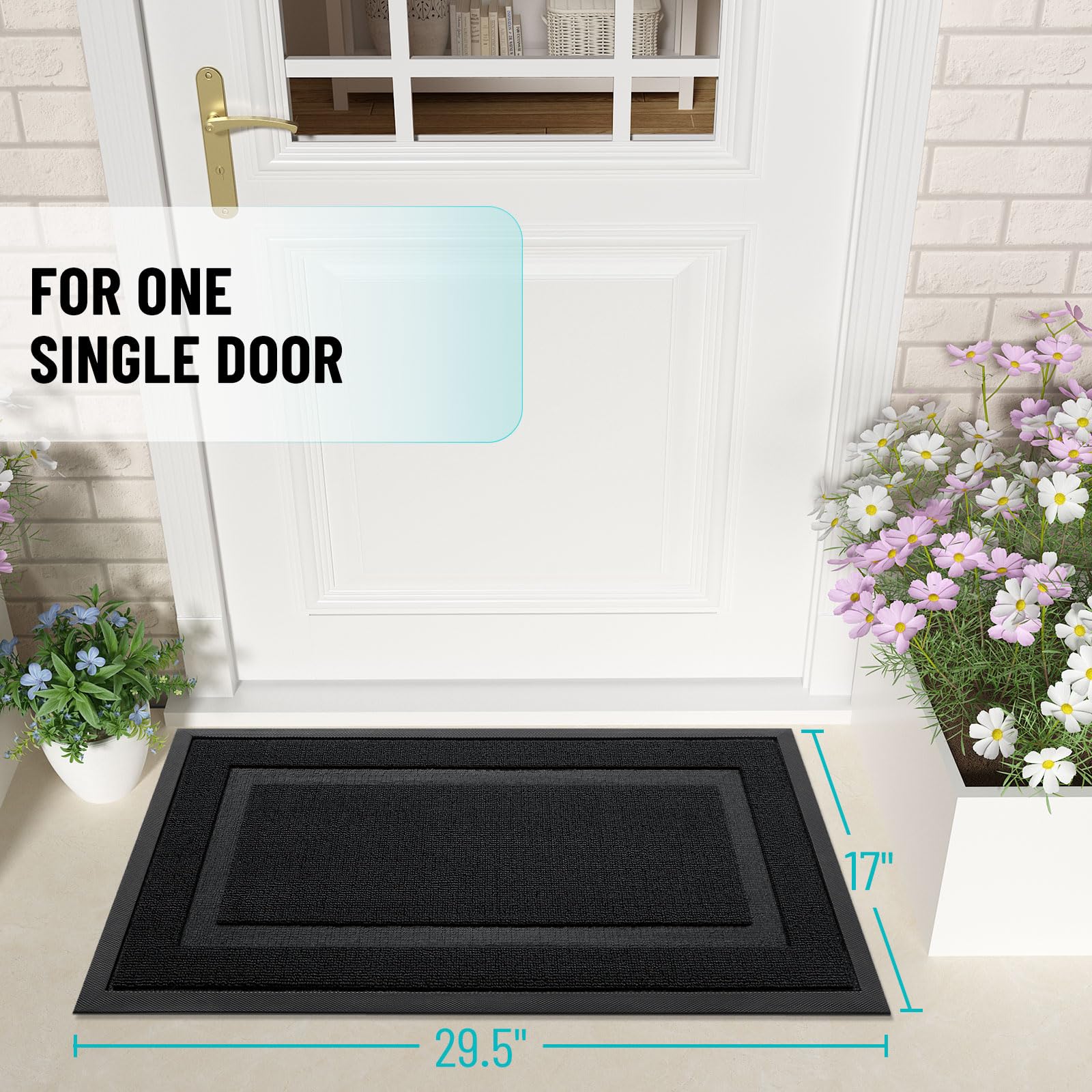 Front Door Mat Outside 29.5x17