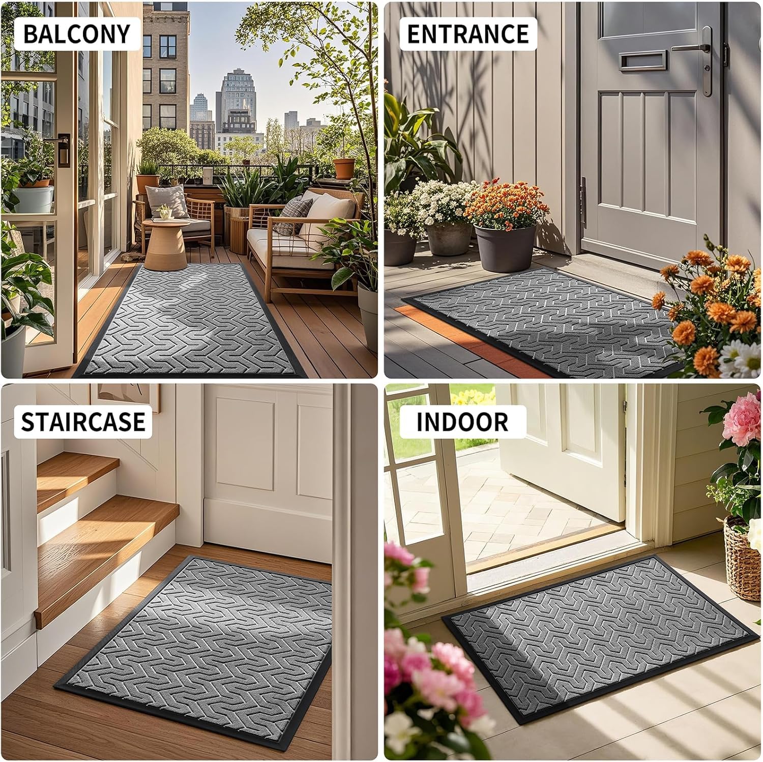 Extra Large Door Mat Outside Entrance 60x36