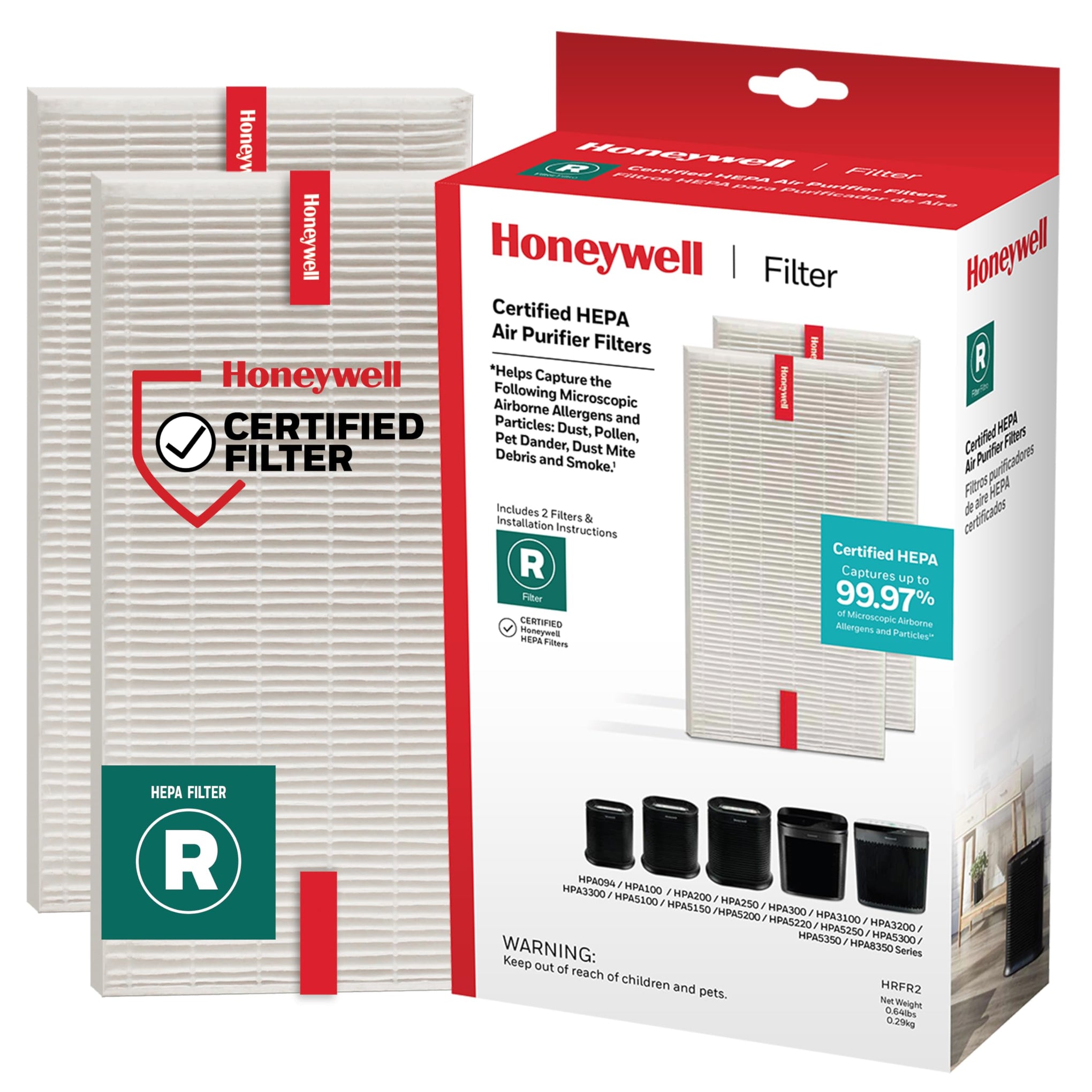 HEPA Air Purifier Filter R (2 Count)