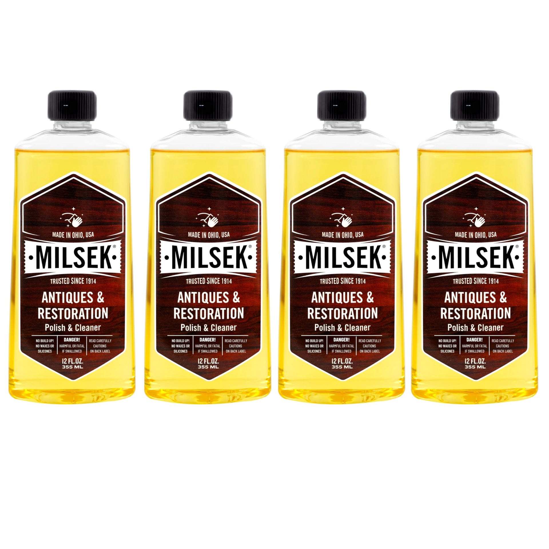 Antiques & Restoration Wood Polish 12 oz (48 Fl Oz)