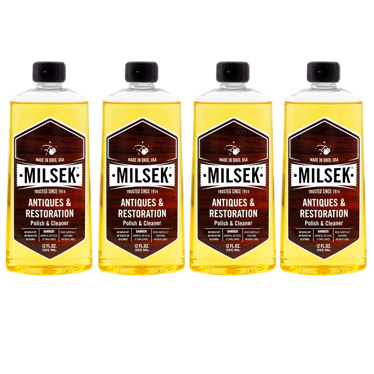 Antiques & Restoration Wood Polish 12 oz (48 Fl Oz)