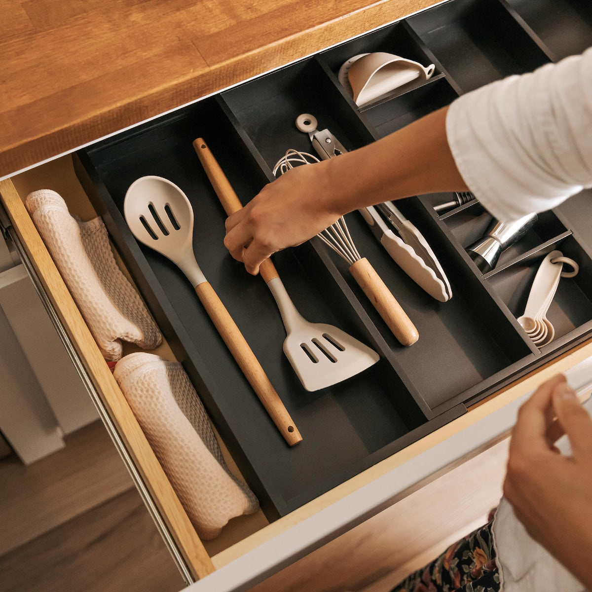 Utensil & Junk Drawer Organizer