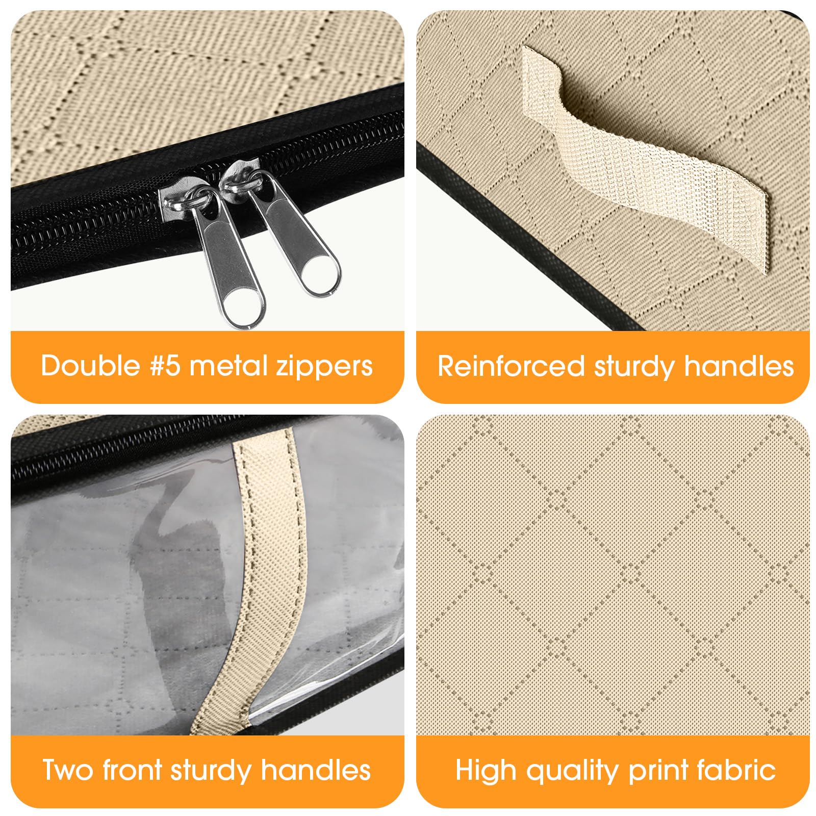 Under Bed Storage Bags (8 Count)