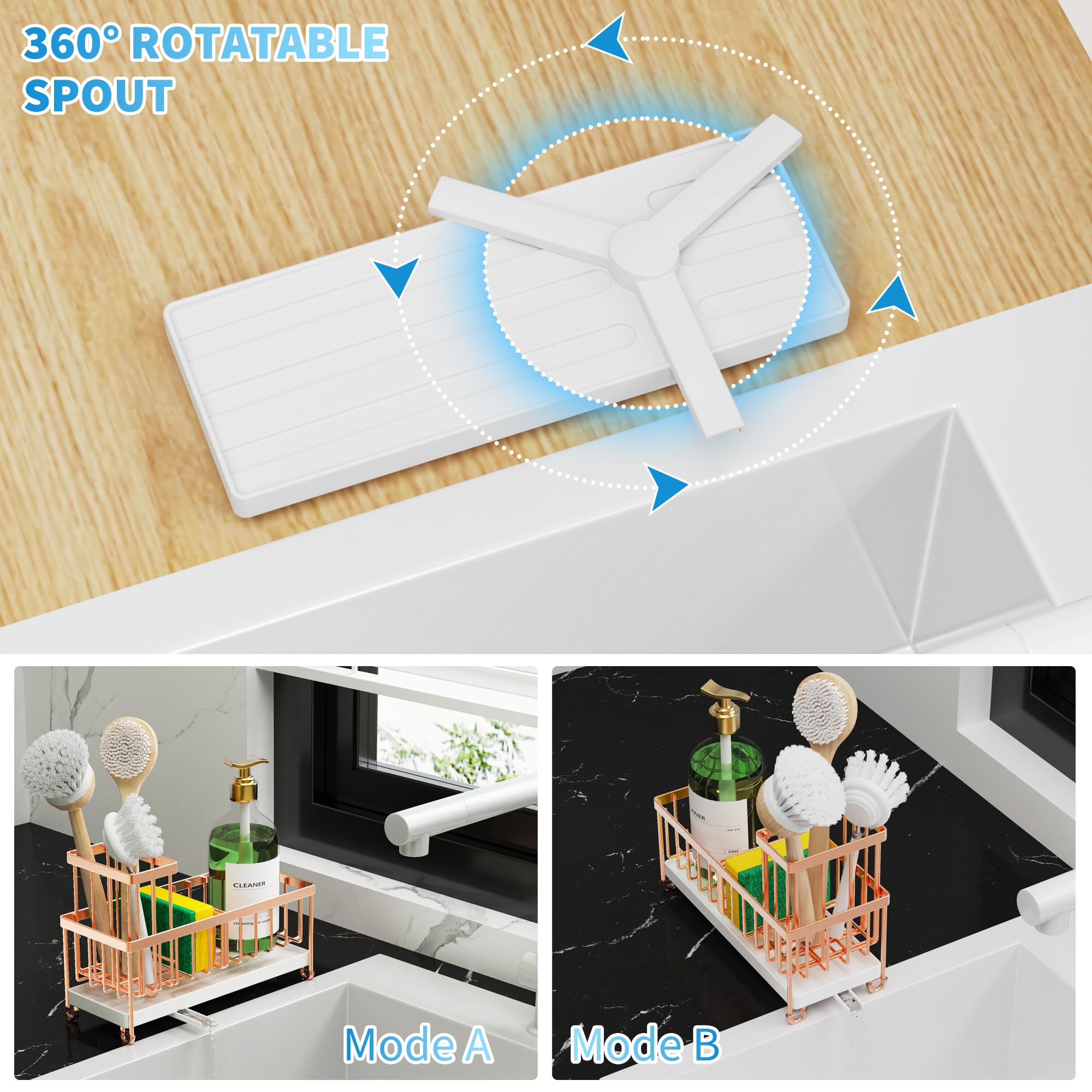 Sponge Holder for Kitchen Sink