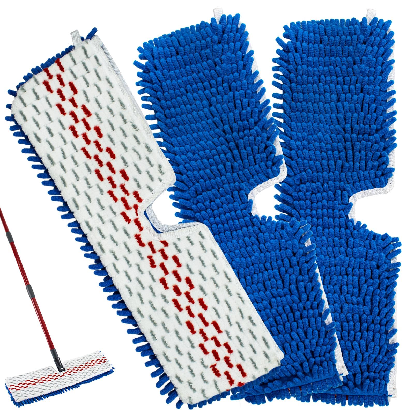 Mop Heads Replacements for Ocedar 3 (3 Count)