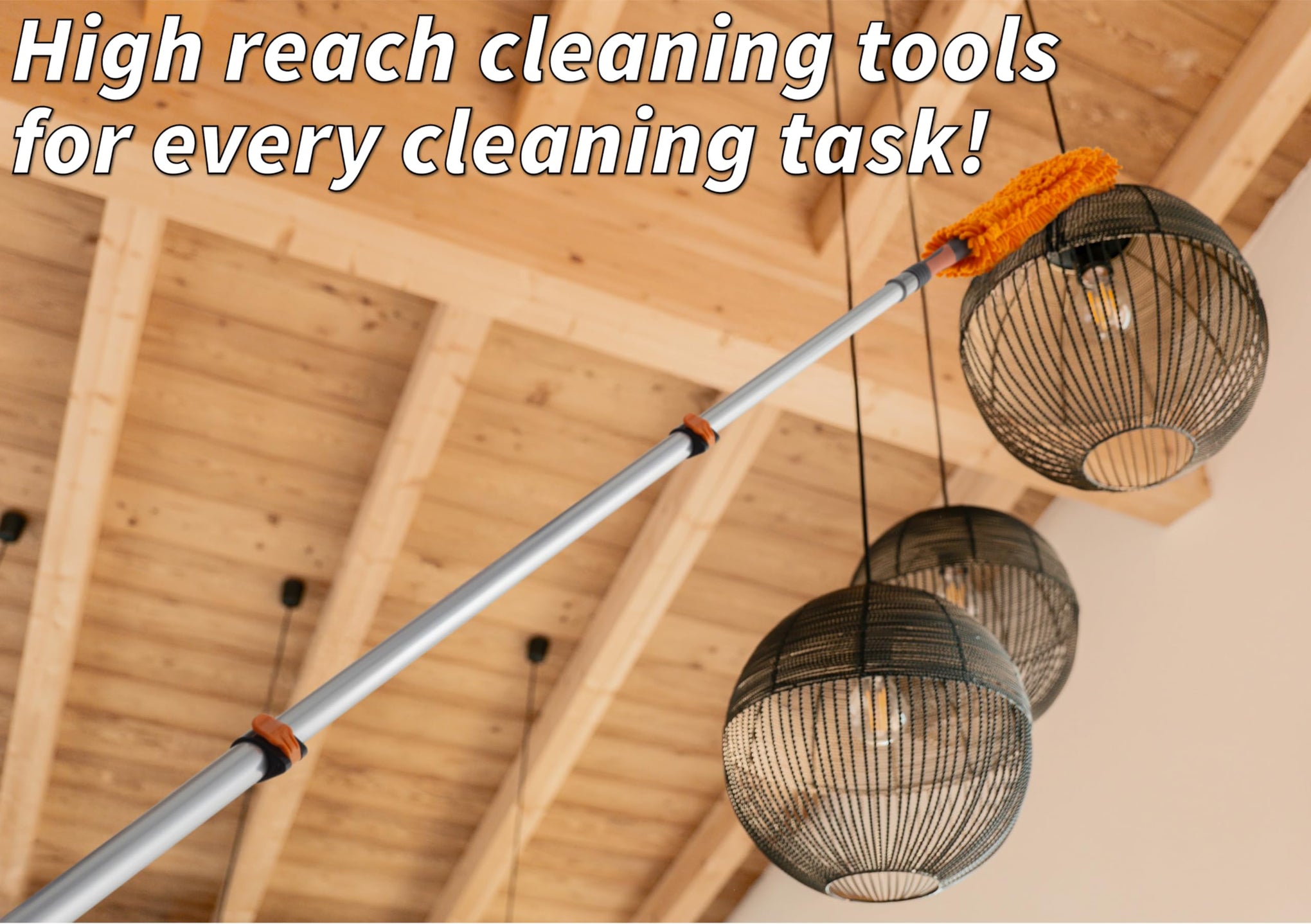 Ceiling Fan Blade Duster Cleaner with 4 (12 Foot)
