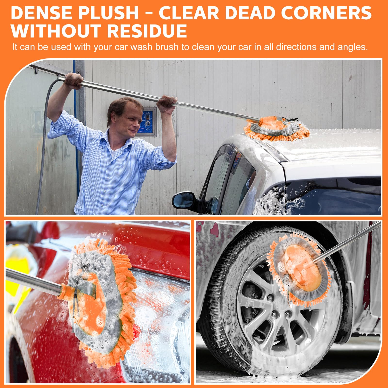 5 Pcs Car Wash Mitt Set (5 Count)