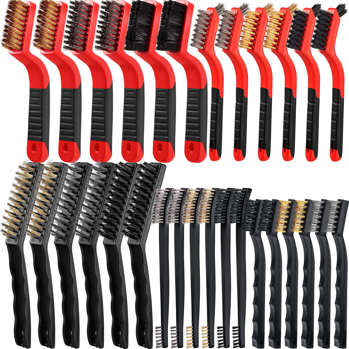 15 Pcs Wire Cleaning Brush Set (15 Count)