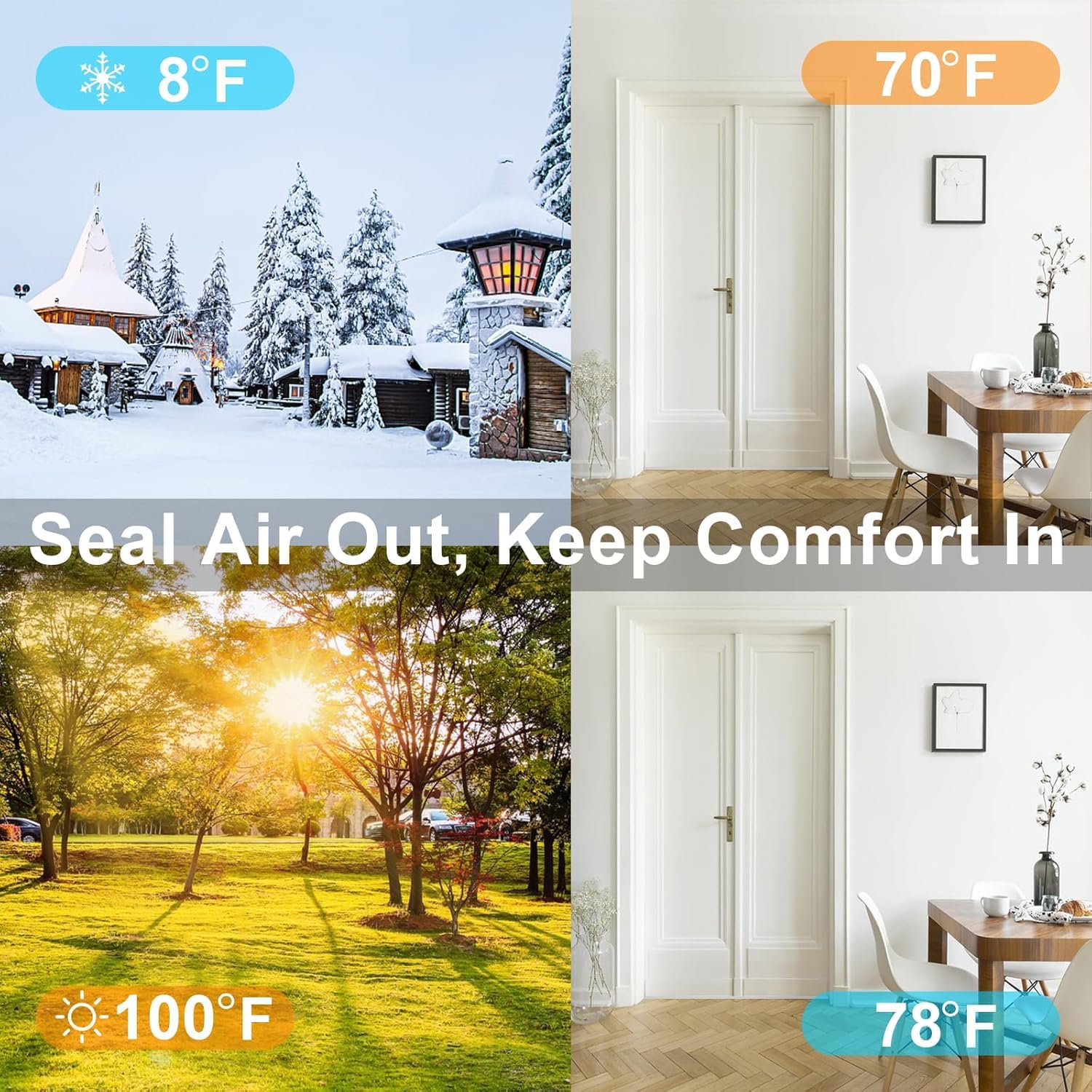 Adhesive Foam Seal for Windows & Doors (16.5 Foot)