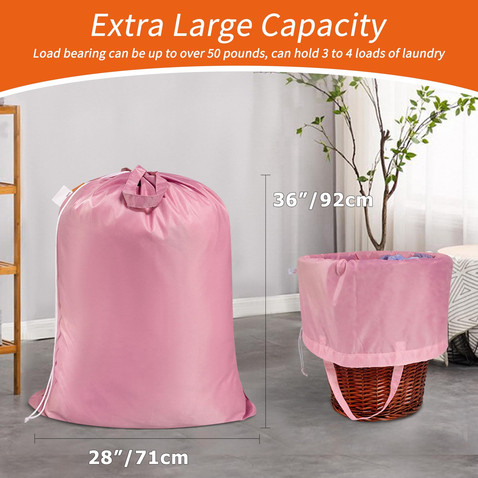 Extra Heavy Duty Laundry Bag with Handles