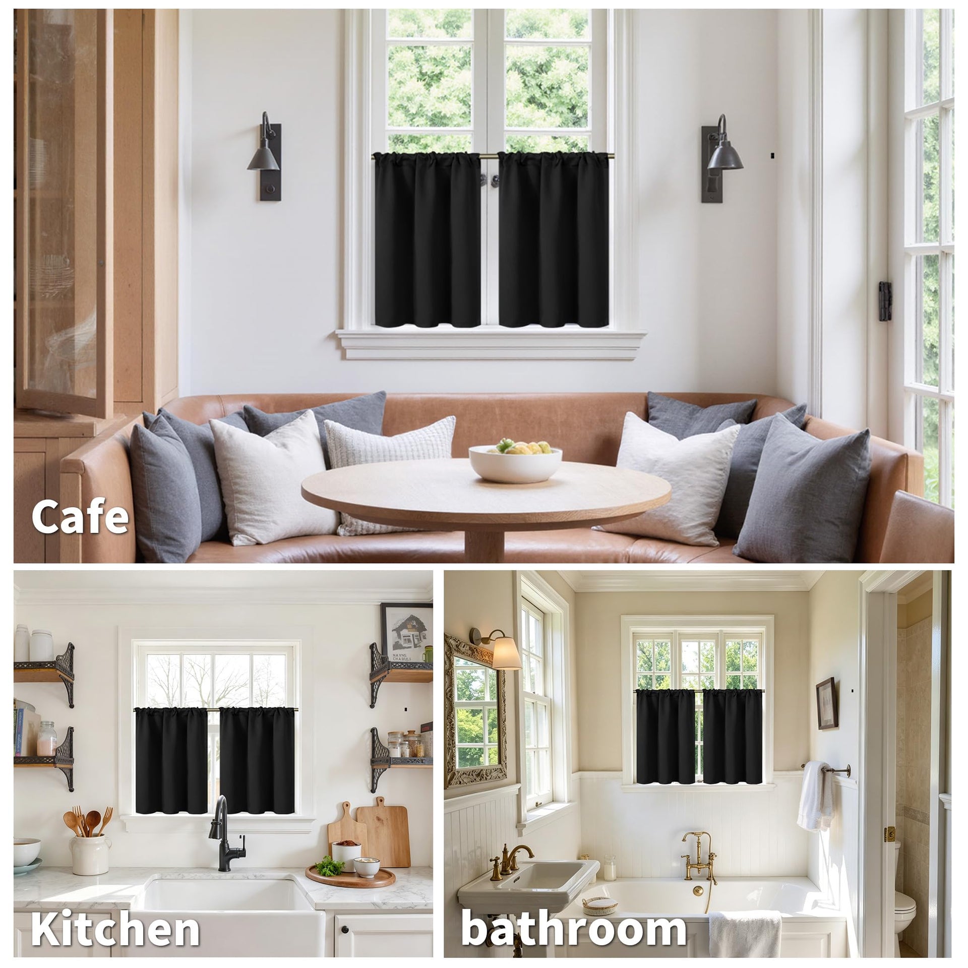 Cafe Curtains 30 Inch Length (2 Count)