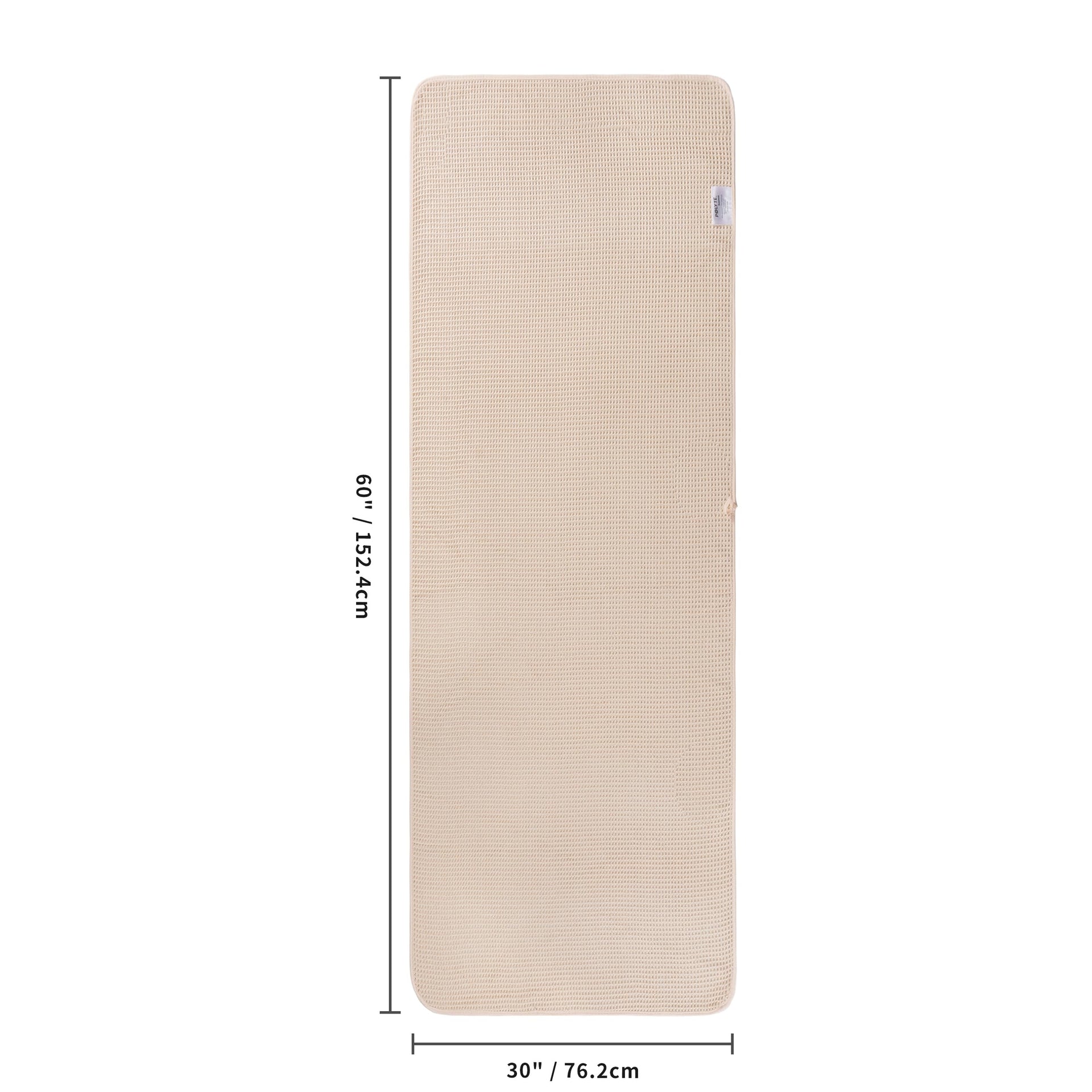 430 GSM Poly Blend Microfiber Quick Dry Waffle Bath Towel (4 Count)