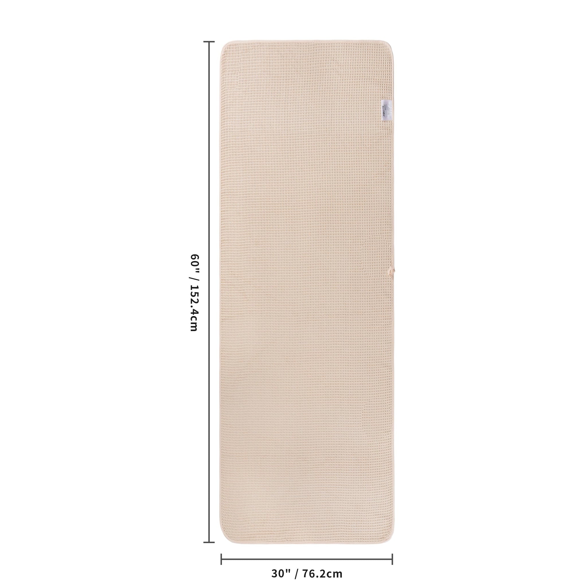 430 GSM Poly Blend Microfiber Quick Dry Waffle Bath Towel (4 Count)