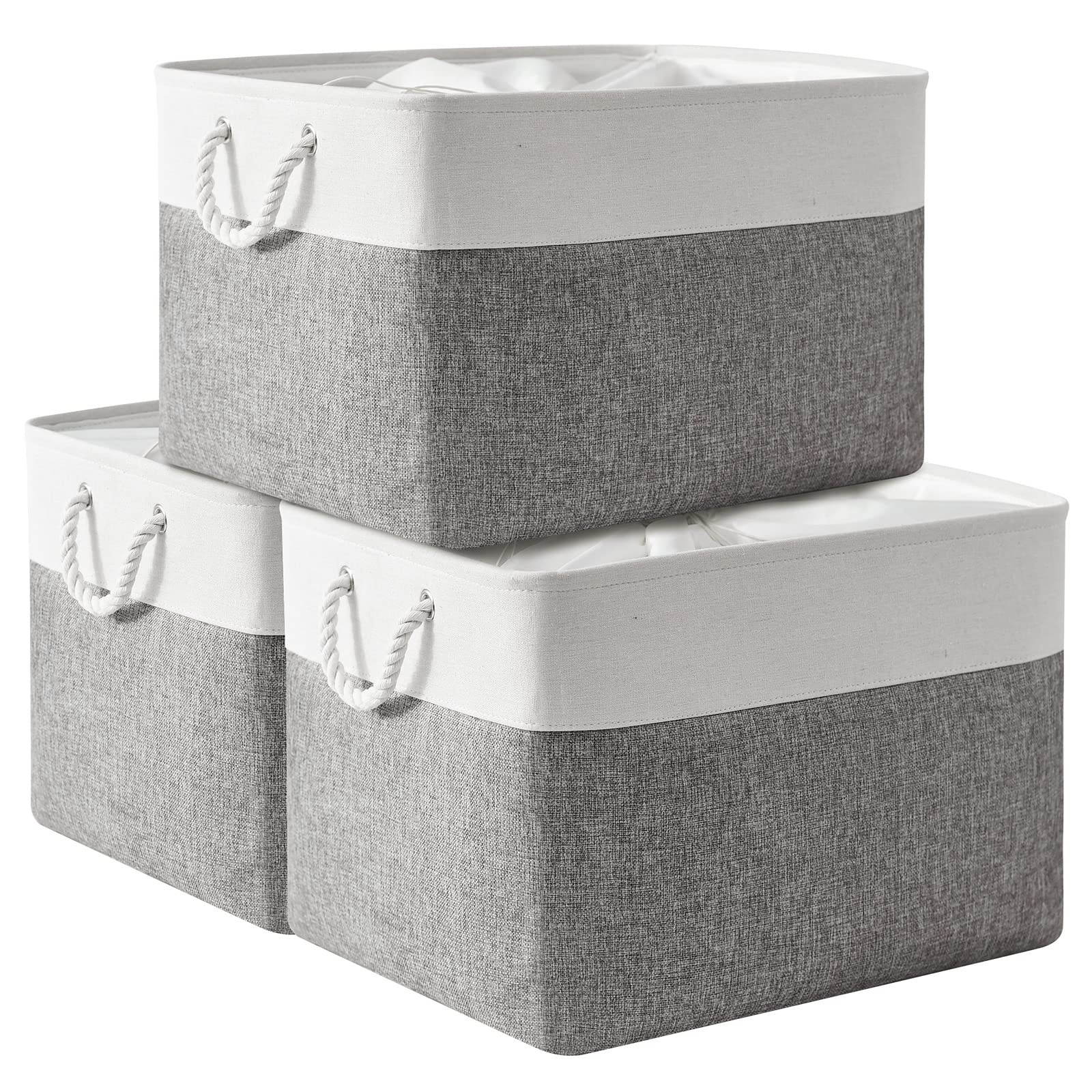 Storage Bins Baskets for Organizing (3 Count)