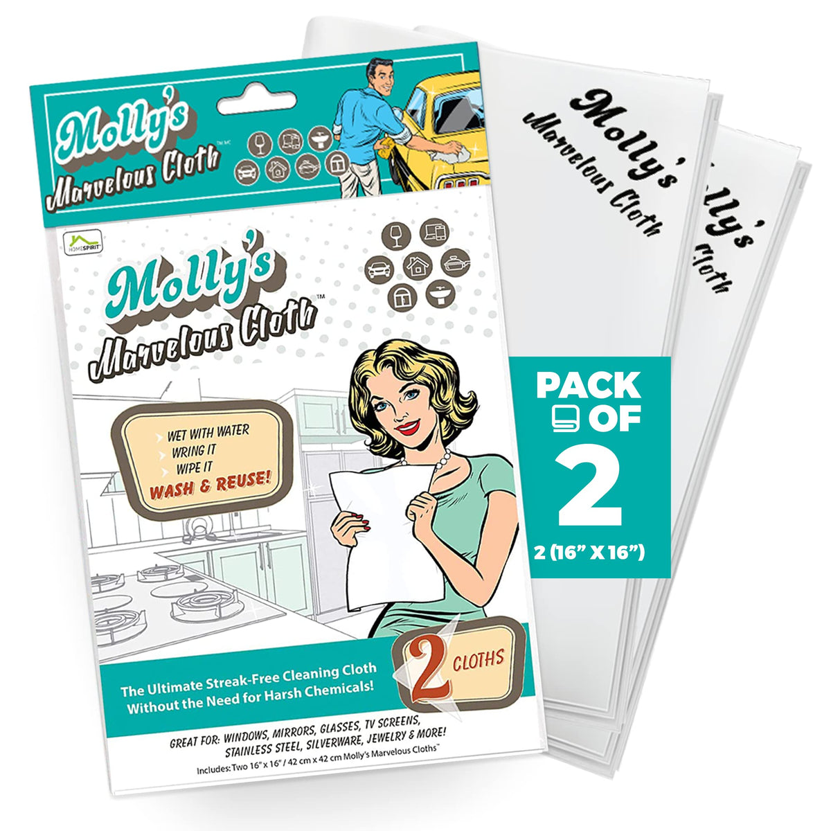 Molly's Marvelous Cloth (2 Count)