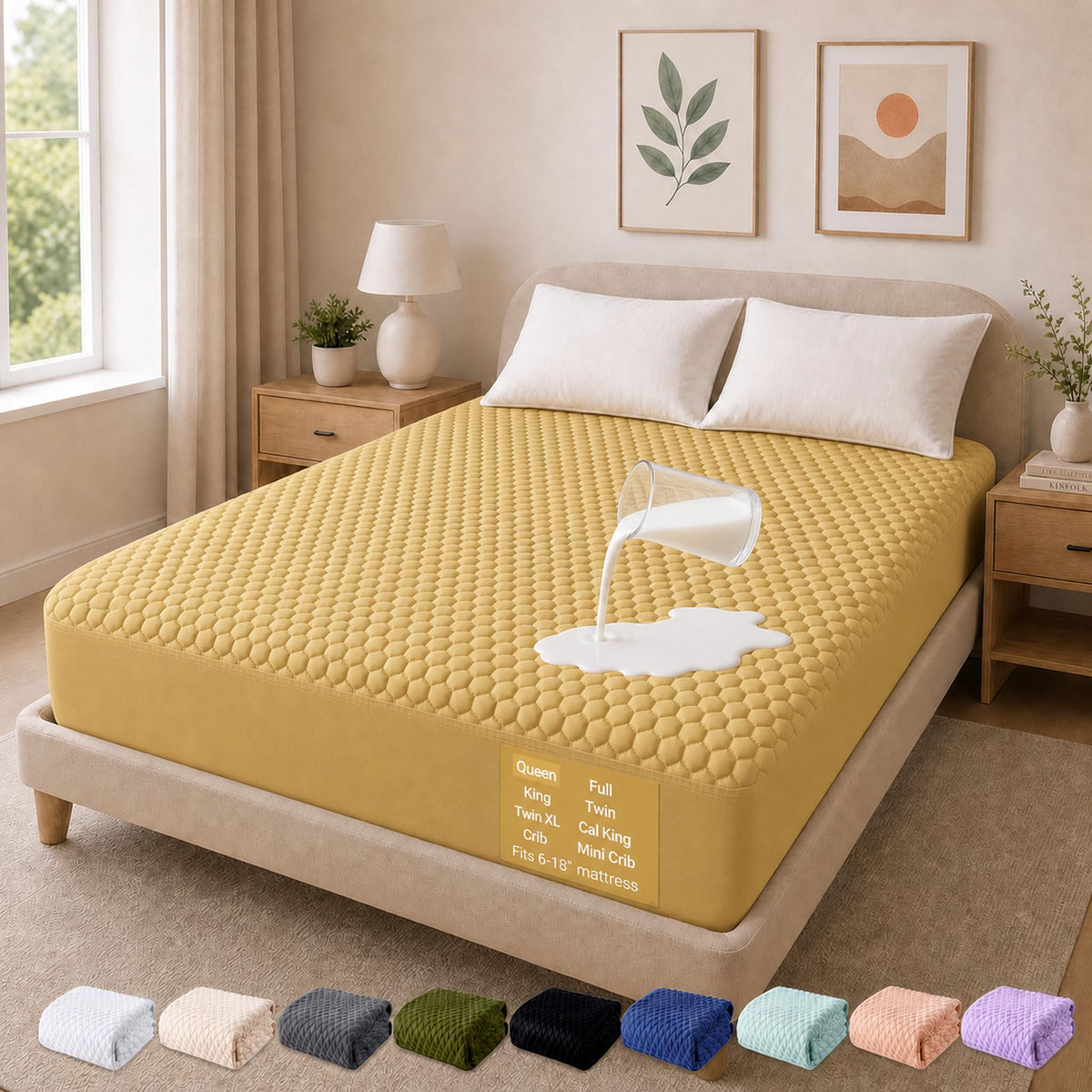 100% Waterproof Mattress Protector